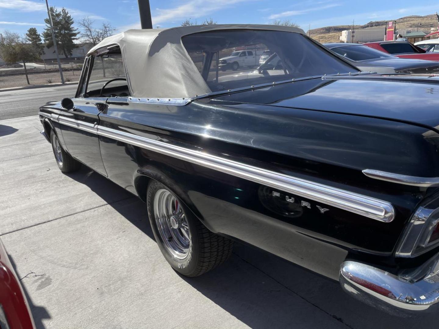 1964 Black Plymouth Other , located at 119 E Andy Devine Ave., Kingman, AZ, 86401, (928) 753-1946, 0.000000, 0.000000 - 383 4 speed Still have original 3 on the tree New tires A-C Bluetooth radio convertible New top - Photo#7