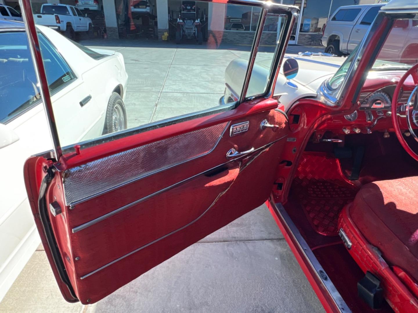 1956 Red pontiac Star chief , located at 2190 Hwy 95, Bullhead City, AZ, 86442, (928) 704-0060, 0.000000, 0.000000 - 1956 Pontiac Starchief Original 52,539 Original Miles. . Stored over 30+ years in air conditioned storage . We added vintage air conditioning. works amazing. this car gets ice cold a/c on the inside . . This car is very rare with the original paint and original interior. Actual miles of 52,539. 32 - Photo#9