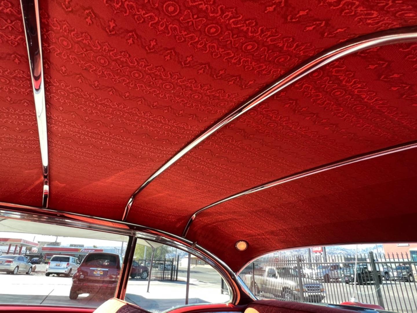 1956 Red pontiac Star chief , located at 2190 Hwy 95, Bullhead City, AZ, 86442, (928) 704-0060, 0.000000, 0.000000 - 1956 Pontiac Starchief Original 52,539 Original Miles. . Stored over 30+ years in air conditioned storage . We added vintage air conditioning. works amazing. this car gets ice cold a/c on the inside . . This car is very rare with the original paint and original interior. Actual miles of 52,539. 32 - Photo#10