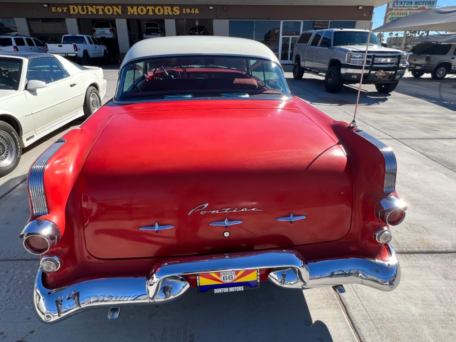1956 Red pontiac Star chief , located at 2190 Hwy 95, Bullhead City, AZ, 86442, (928) 704-0060, 0.000000, 0.000000 - 1956 Pontiac Starchief Original 52,539 Original Miles. Original Interior. Stored over 30+ years in air conditioned storage . We are adding vintage air conditioning. This car is very rare with the original paint and original interior. Actual miles of 52,539. 326 cubic in V8. - Photo #13
