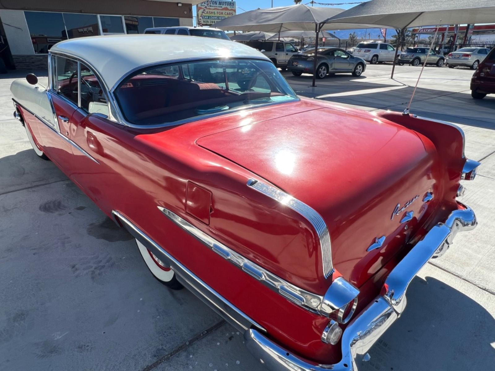 1956 Red pontiac Star chief , located at 2190 Hwy 95, Bullhead City, AZ, 86442, (928) 704-0060, 0.000000, 0.000000 - 1956 Pontiac Starchief Original 52,539 Original Miles. Original Interior. Stored over 30+ years in air conditioned storage . We are adding vintage air conditioning. This car is very rare with the original paint and original interior. Actual miles of 52,539. 326 cubic in V8. - Photo #14