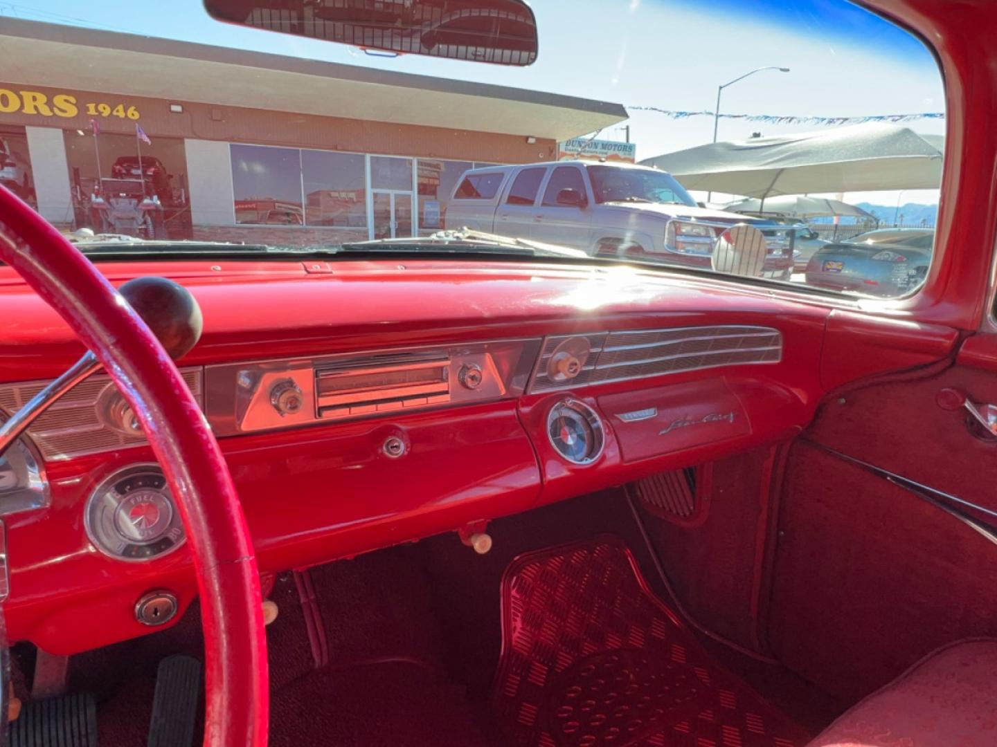 1956 Red pontiac Star chief , located at 2190 Hwy 95, Bullhead City, AZ, 86442, (928) 704-0060, 0.000000, 0.000000 - 1956 Pontiac Starchief Original 52,539 Original Miles. . Stored over 30+ years in air conditioned storage . We added vintage air conditioning. works amazing. this car gets ice cold a/c on the inside . . This car is very rare with the original paint and original interior. Actual miles of 52,539. 32 - Photo#16