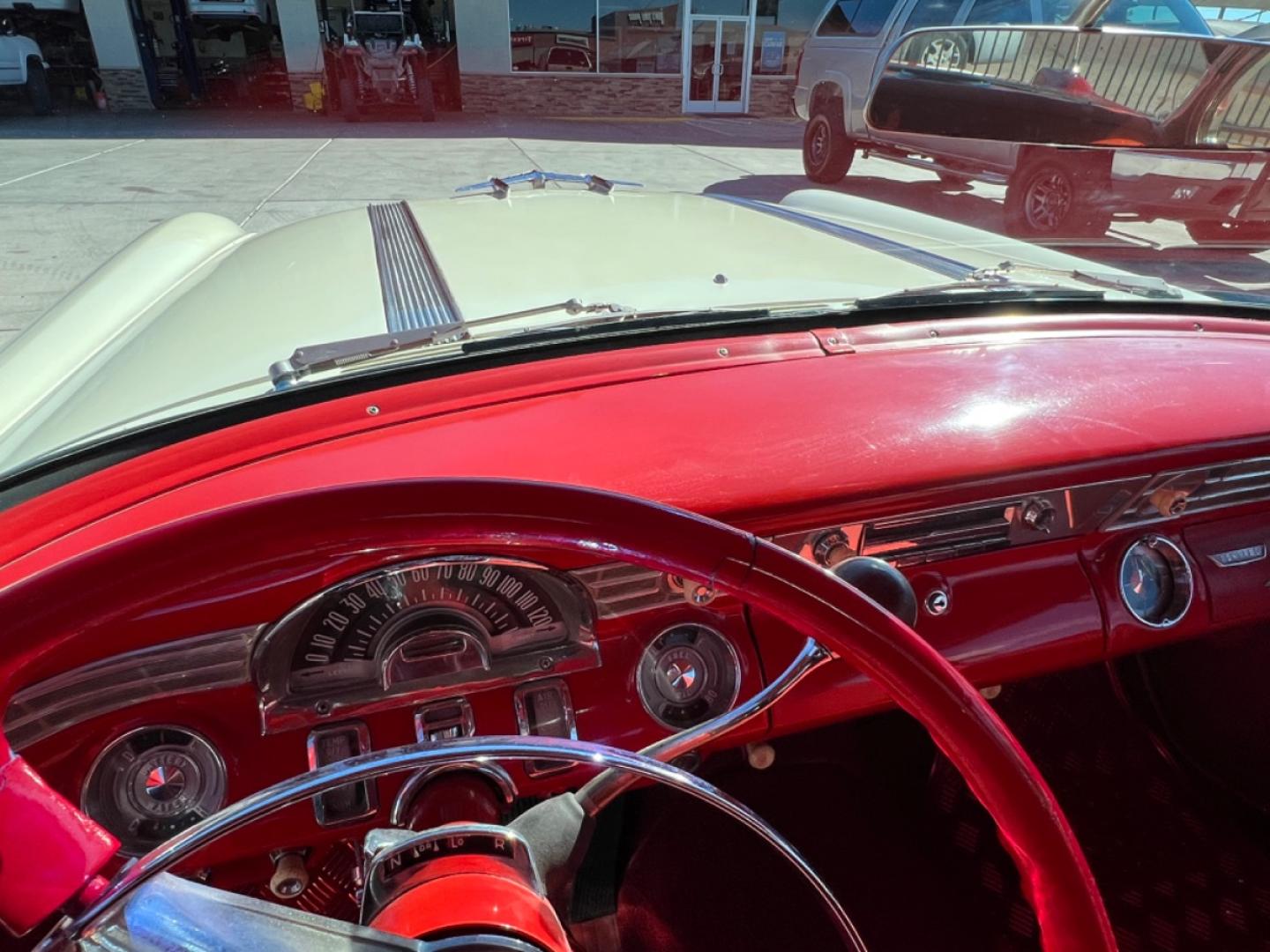 1956 Red pontiac Star chief , located at 2190 Hwy 95, Bullhead City, AZ, 86442, (928) 704-0060, 0.000000, 0.000000 - 1956 Pontiac Starchief Original 52,539 Original Miles. . Stored over 30+ years in air conditioned storage . We added vintage air conditioning. works amazing. this car gets ice cold a/c on the inside . . This car is very rare with the original paint and original interior. Actual miles of 52,539. 32 - Photo#18