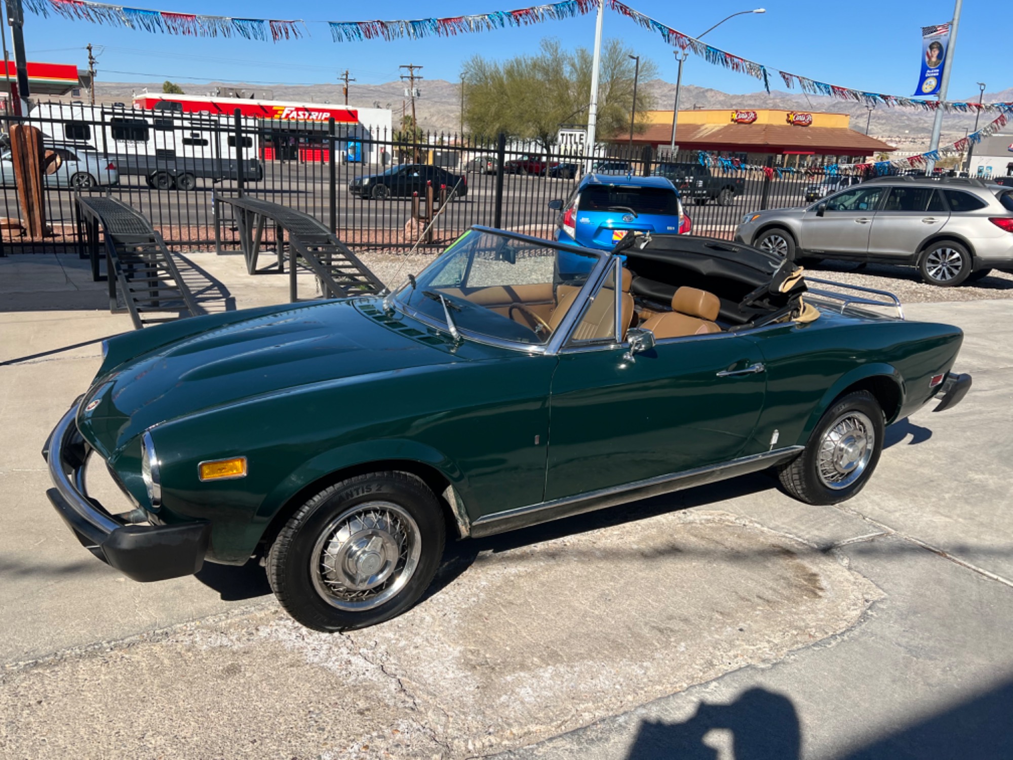 photo of 1978 Fiatt 1800 convertible. completely gone through. lots of new parts. runs great. 