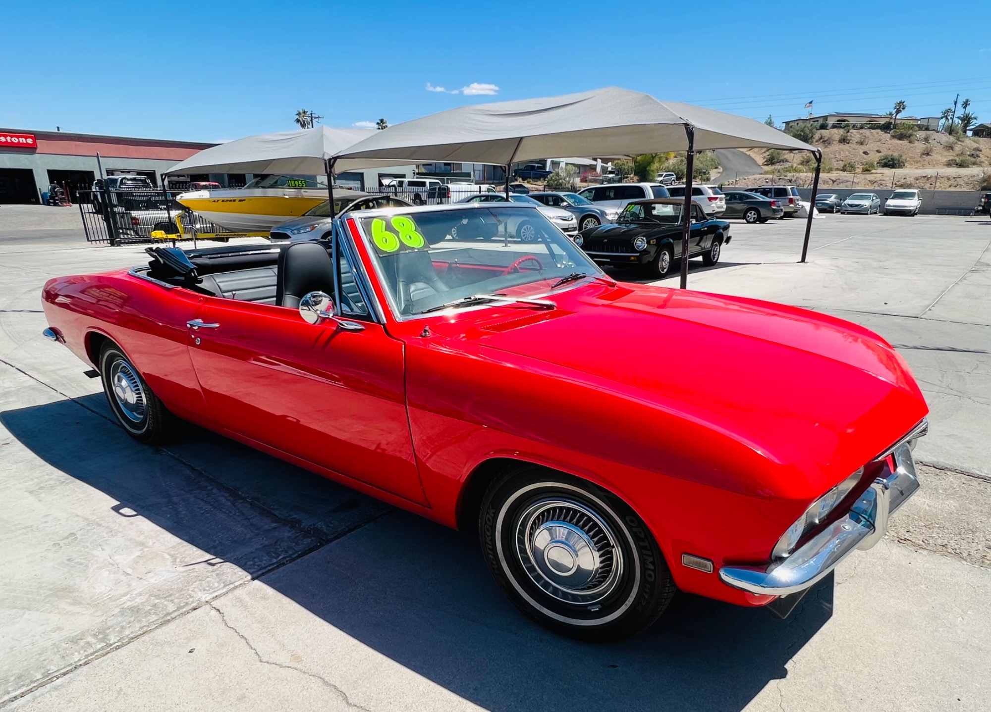 photo of 1968 Chevrolet Corvair convertible. automatic 
