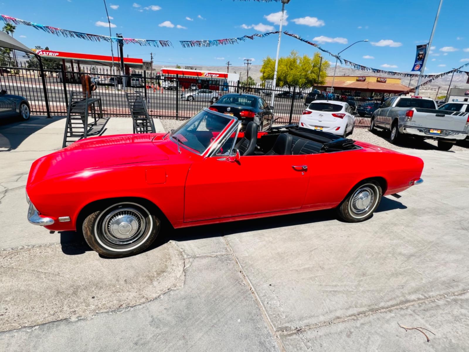 1968 Red Chevrolet Corvair , located at 2190 Hwy 95, Bullhead City, AZ, 86442, (928) 704-0060, 0.000000, 0.000000 - 1968 Chevrolet Corvair resto mod. Rare electric power convertible top.58k original miles. 6 cylinder engine . Automatic 4 speed transmission. Second gen corvair. custom interior/seats. runs and drives great. - Photo #13