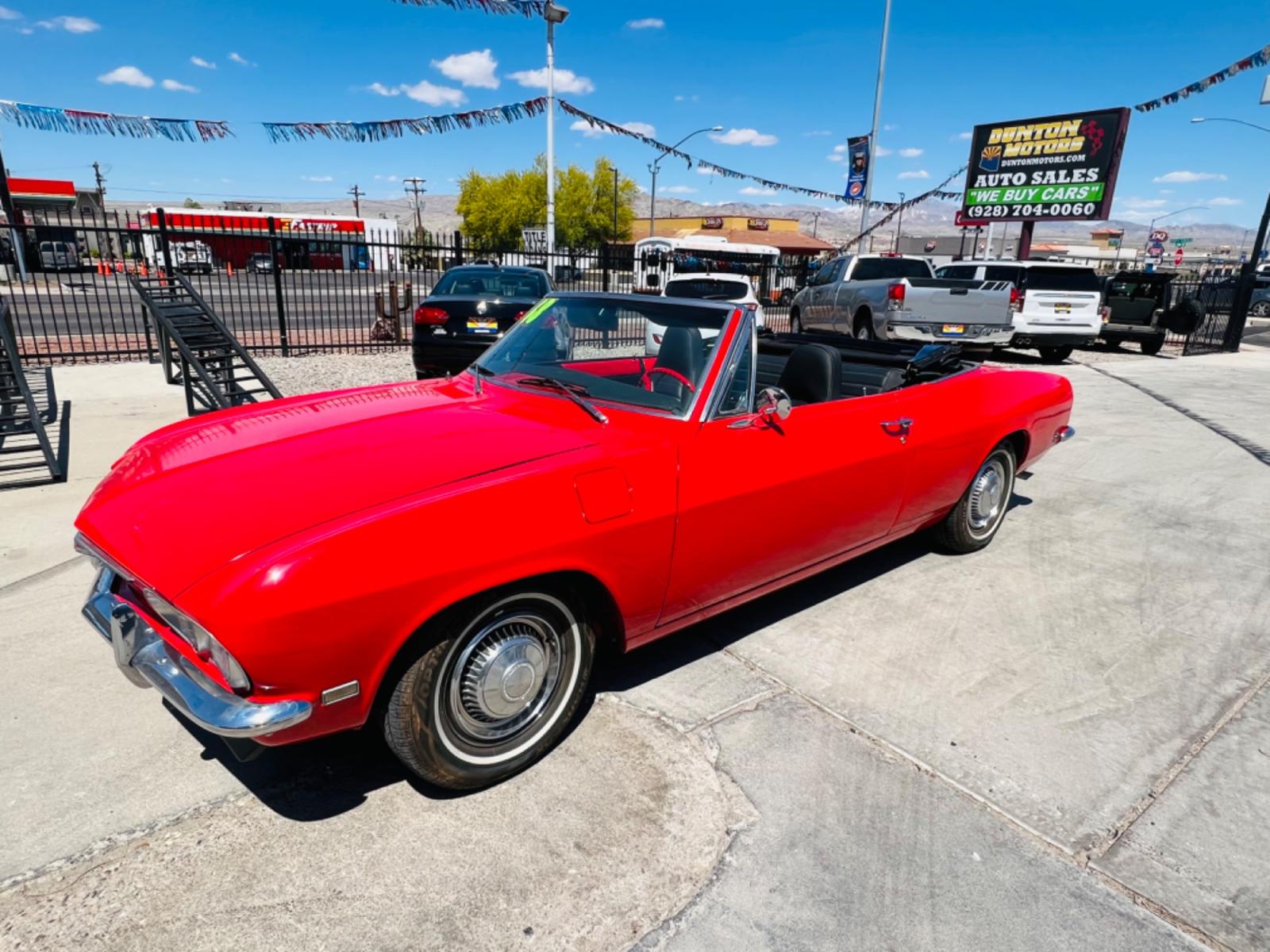 1968 Red Chevrolet Corvair , located at 2190 Hwy 95, Bullhead City, AZ, 86442, (928) 704-0060, 0.000000, 0.000000 - 1968 Chevrolet Corvair resto mod. Rare electric power convertible top.58k original miles. 6 cylinder engine . Automatic 4 speed transmission. Second gen corvair. custom interior/seats. runs and drives great. - Photo #14