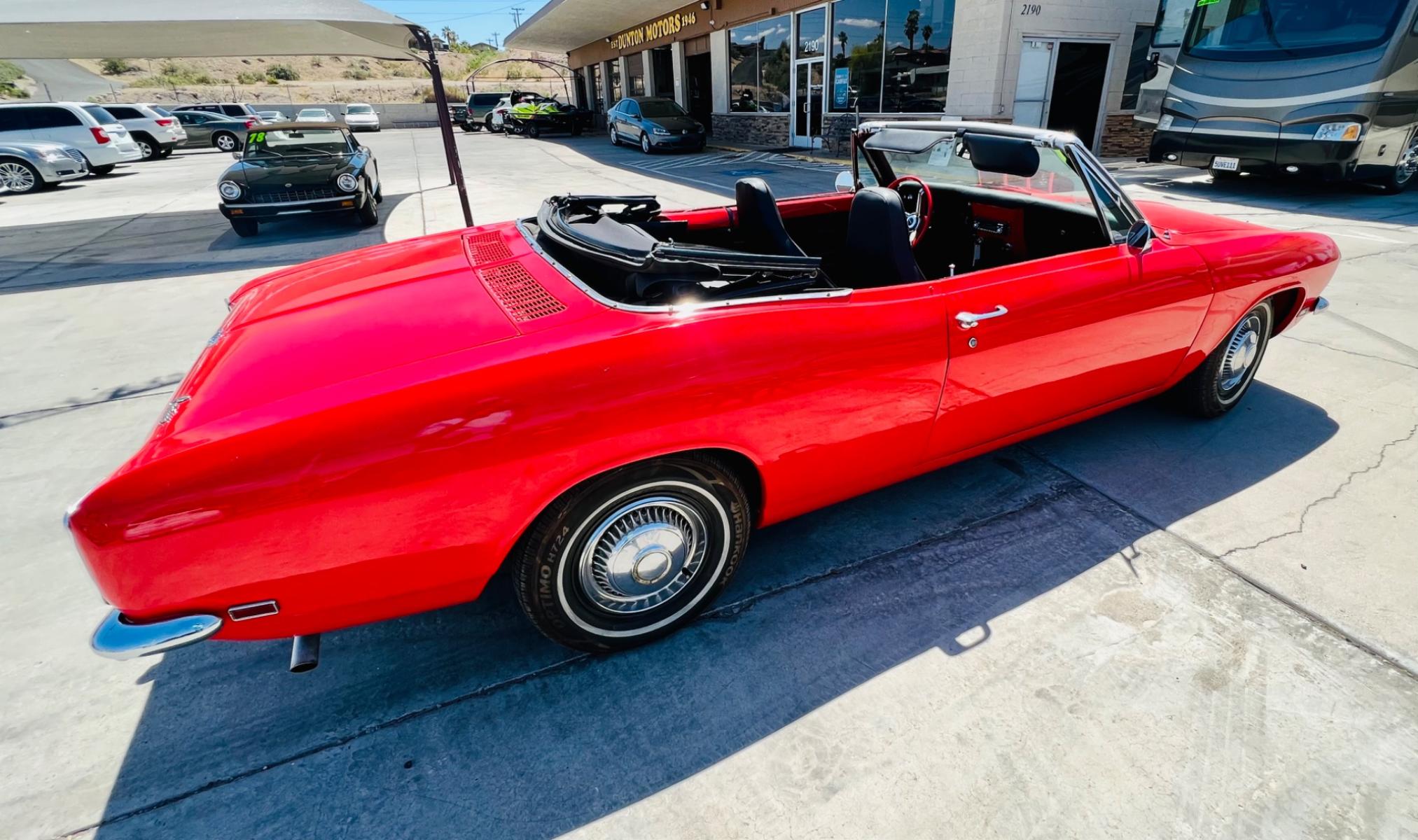 1968 Red Chevrolet Corvair , located at 2190 Hwy 95, Bullhead City, AZ, 86442, (928) 704-0060, 0.000000, 0.000000 - 1968 Chevrolet Corvair resto mod. Rare electric power convertible top.58k original miles. 6 cylinder engine . Automatic 4 speed transmission. Second gen corvair. custom interior/seats. runs and drives great. - Photo #23