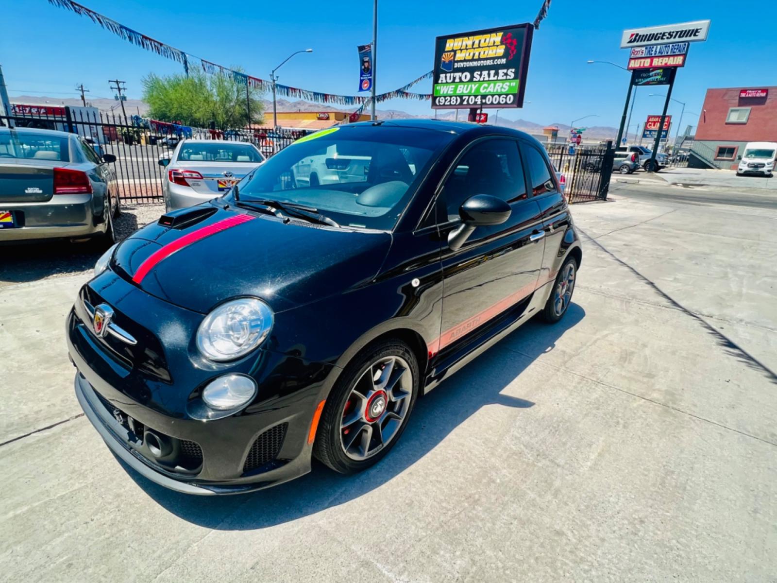 2012 Black Fiat 500 Abarth ( 3C3CFFFH8C) with an 1.4L L4 engine, 5-Speed Manual transmission, located at 2190 Hwy 95, Bullhead City, AZ, 86442, (928) 704-0060, 0.000000, 0.000000 - 2012 fiat 500. only 42k miles. Manual trans. leather loaded. super clean. always garaged. no accidents 2 owners. - Photo #0