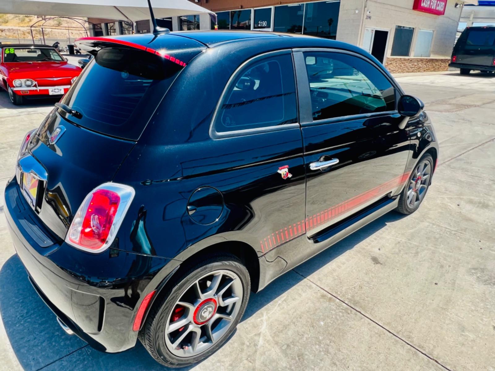 2012 Black Fiat 500 Abarth ( 3C3CFFFH8C) with an 1.4L L4 engine, 5-Speed Manual transmission, located at 2190 Hwy 95, Bullhead City, AZ, 86442, (928) 704-0060, 0.000000, 0.000000 - 2012 fiat 500. only 42k miles. Manual trans. leather loaded. super clean. always garaged. no accidents 2 owners. - Photo #10