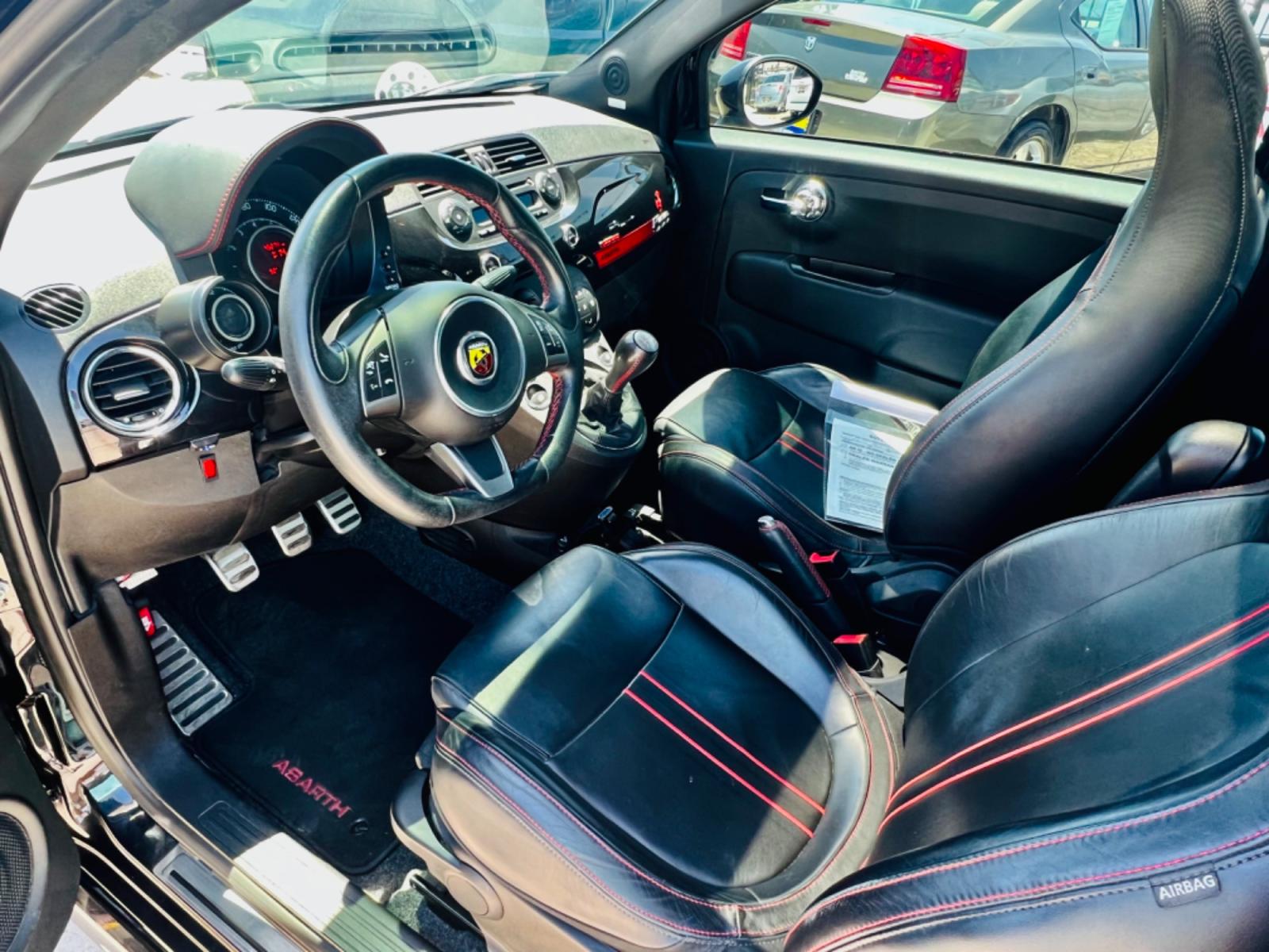 2012 Black Fiat 500 Abarth ( 3C3CFFFH8C) with an 1.4L L4 engine, 5-Speed Manual transmission, located at 2190 Hwy 95, Bullhead City, AZ, 86442, (928) 704-0060, 0.000000, 0.000000 - 2012 fiat 500. only 42k miles. Manual trans. leather loaded. super clean. always garaged. no accidents 2 owners. - Photo #13