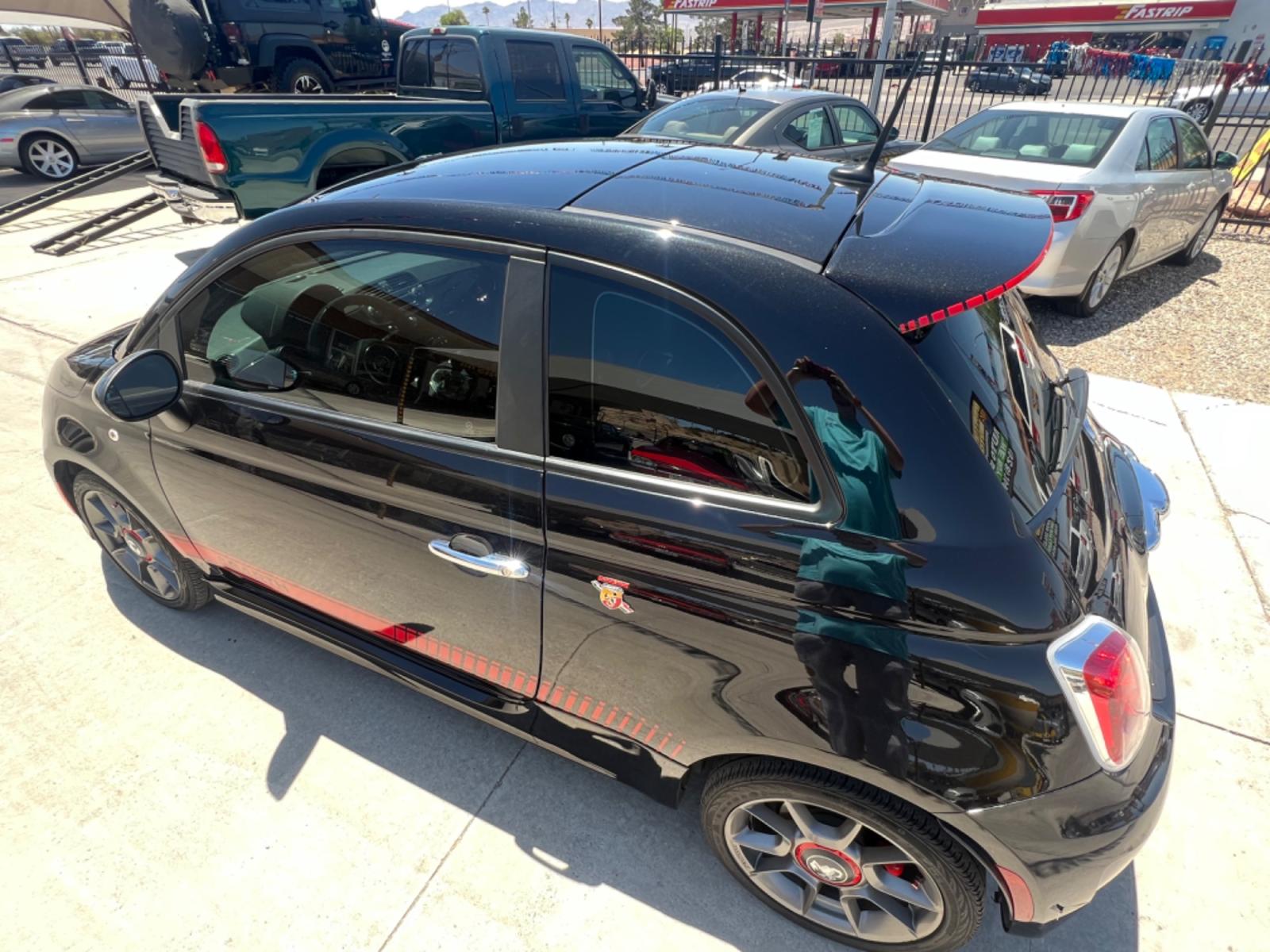 2012 Black Fiat 500 Abarth ( 3C3CFFFH8C) with an 1.4L L4 engine, 5-Speed Manual transmission, located at 2190 Hwy 95, Bullhead City, AZ, 86442, (928) 704-0060, 0.000000, 0.000000 - 2012 fiat 500. only 42k miles. Manual trans. leather loaded. super clean. always garaged. no accidents 2 owners. - Photo #8