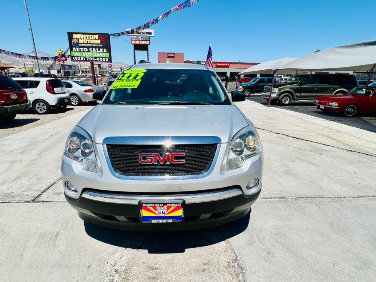 2011 Silver GMC Acadia , located at 2190 Hwy 95, Bullhead City, AZ, 86442, (928) 704-0060, 0.000000, 0.000000 - 2011 GMC acadia. 3rd row seating. 136k miles. in house financing available. engine installed 1 year ago 80k on it. . 172 point safety inspection. free warranty. free carfax. buy here pay here. cold ac. v6 engine . - Photo #6