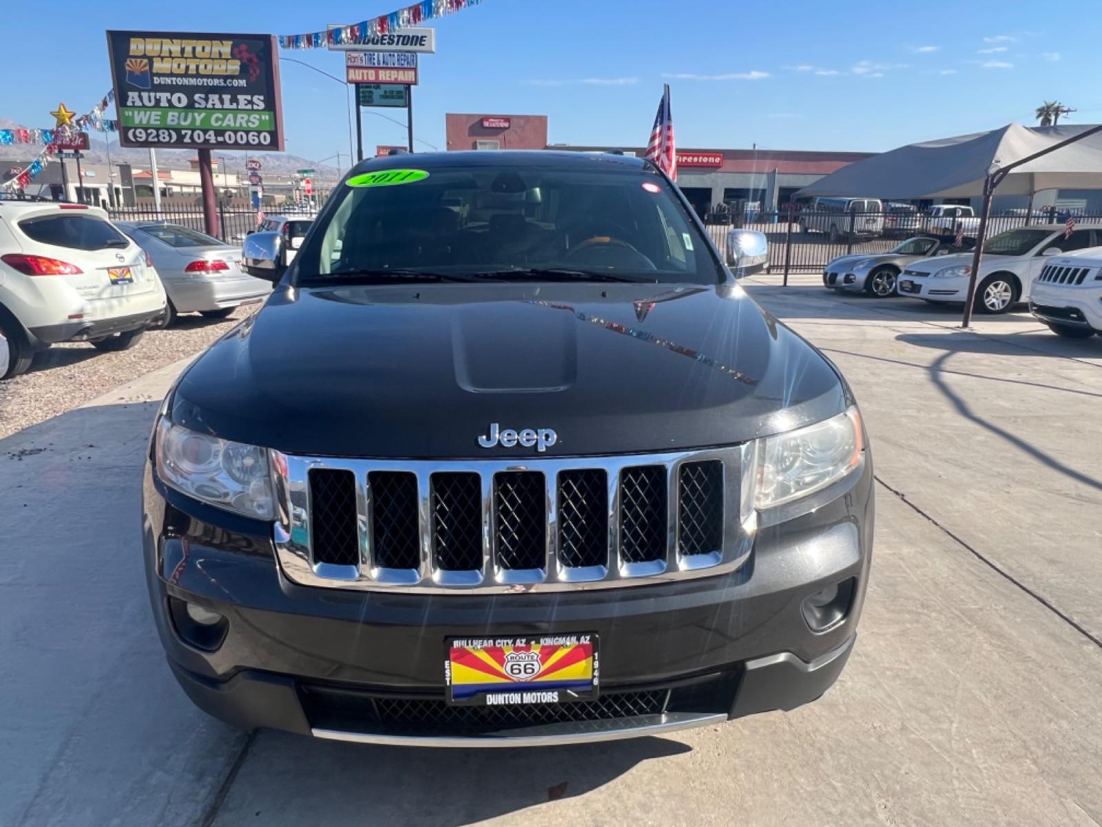 2011 Black Jeep Grand Cherokee Overland 4WD (1J4RR6GT8BC) with an 5.7L V8 OHV 16V engine, 5-Speed Automatic transmission, located at 2190 Hwy 95, Bullhead City, AZ, 86442, (928) 704-0060, 0.000000, 0.000000 - Photo #2