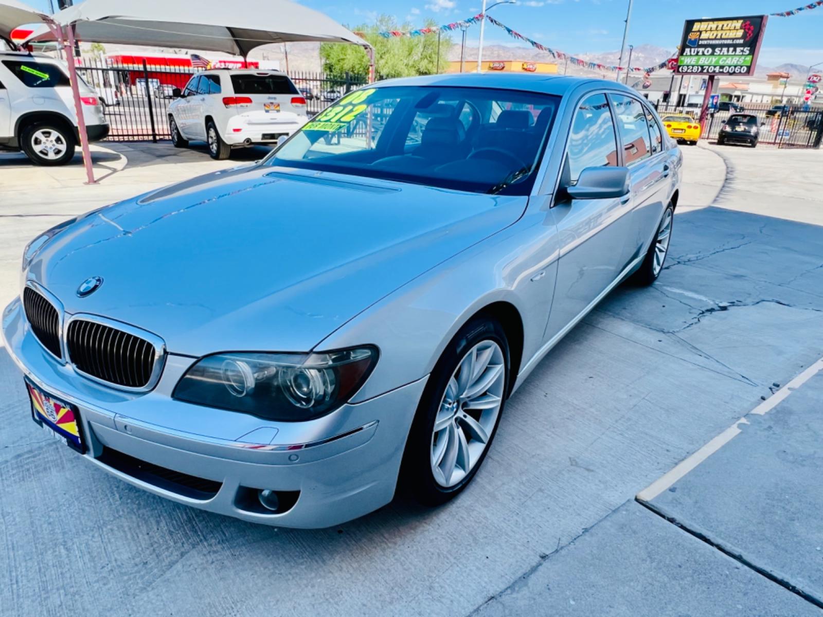 2008 Silver BMW 750i , located at 2190 Hwy 95, Bullhead City, AZ, 86442, (928) 704-0060, 0.000000, 0.000000 - 2008 bmw 750i. 100k miles . Free warranty . Free CARFAX . New tires . Engine replaced 8/2022 . Runs and drives great . Top of the line bmw . Leather , moonroof , loaded . Financing available - Photo #15
