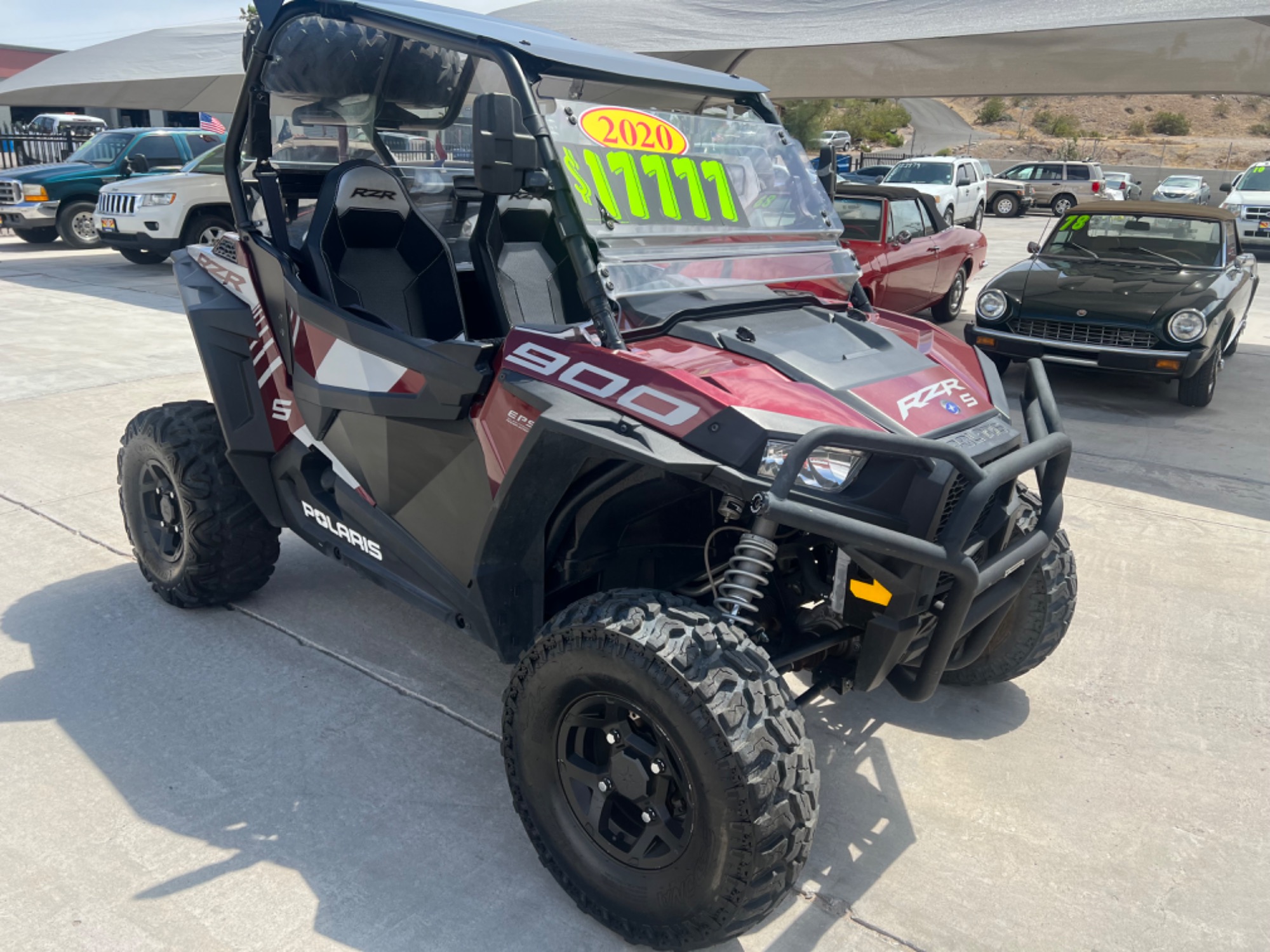 photo of 2020 Polaris RZR 900 S. 1 owner .lots of extras .  2350 miles  full windshield. full spare tire/ mount. 