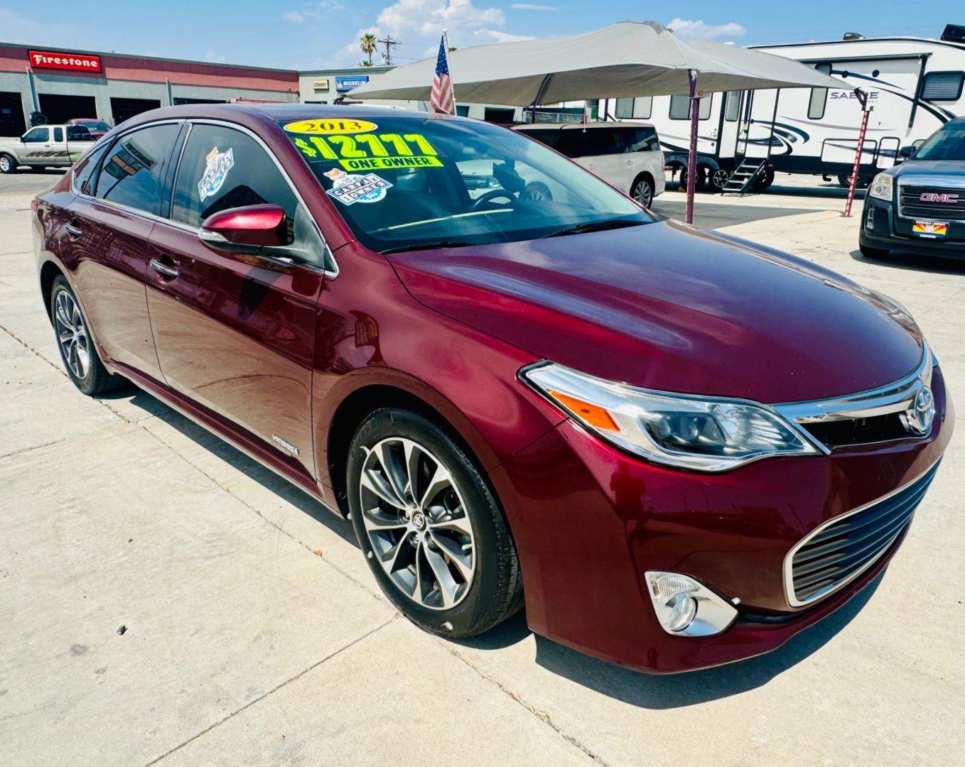 2013 Red Toyota Avalon (4T1BD1EB8DU) , located at 2190 Hwy 95, Bullhead City, AZ, 86442, (928) 704-0060, 0.000000, 0.000000 - 1 owner. immaculate. financing available on approved credit. . 2013 toyota Avalon Hybrid Premium XLE. free and clear title. on consignment. - Photo#0