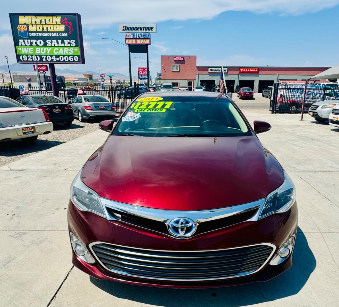 2013 Red Toyota Avalon (4T1BD1EB8DU) , located at 2190 Hwy 95, Bullhead City, AZ, 86442, (928) 704-0060, 0.000000, 0.000000 - 1 owner. immaculate. financing available on approved credit. . 2013 toyota Avalon Hybrid Premium XLE. free and clear title. on consignment. - Photo#3
