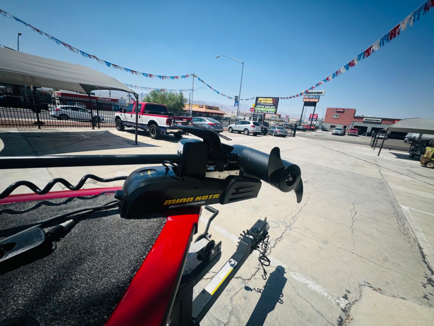 2019 Red , located at 2190 Hwy 95, Bullhead City, AZ, 86442, (928) 704-0060, 0.000000, 0.000000 - on consigment. This super clean 2019 Bass tracker V16 super guide fishing boat. Red in color. fish finder, trolling motor. 50 4 stroke mercury engine. 2 owners. super clean. - Photo#3