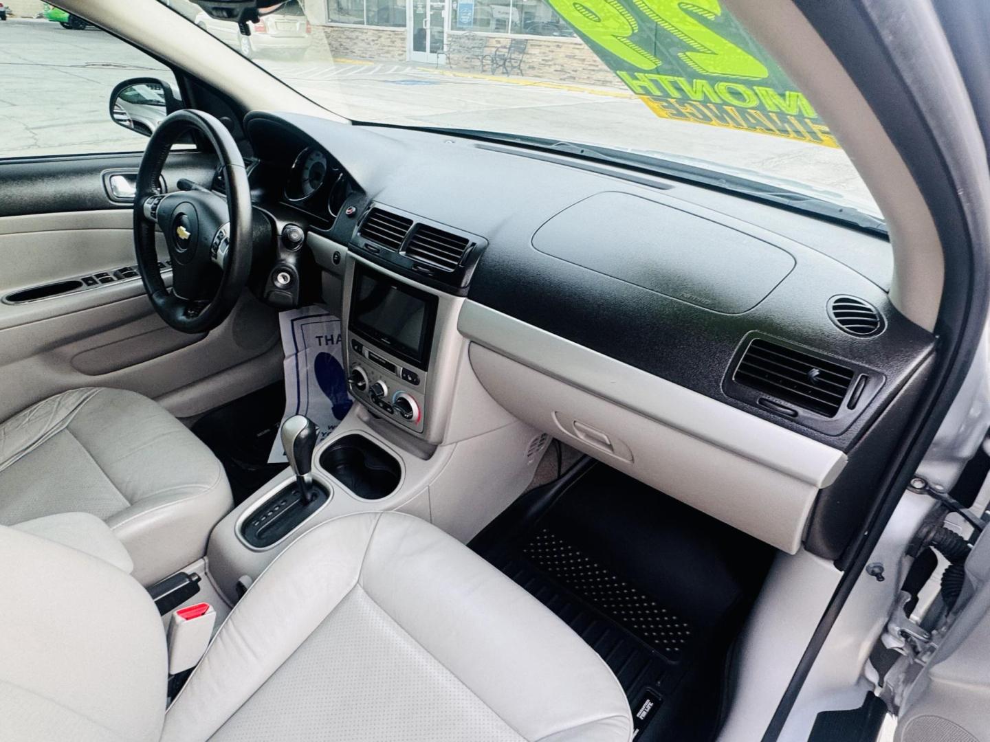 2008 Silver Chevrolet Cobalt LT2 Sedan (1G1AM58B687) with an 2.4L L4 DOHC 16V engine, 4-Speed Automatic Overdrive transmission, located at 2190 Hwy 95, Bullhead City, AZ, 86442, (928) 704-0060, 0.000000, 0.000000 - 2008 Chevrolet Cobalt. Silver. Custom wheels. completely serviced . in house financing available. - Photo#5