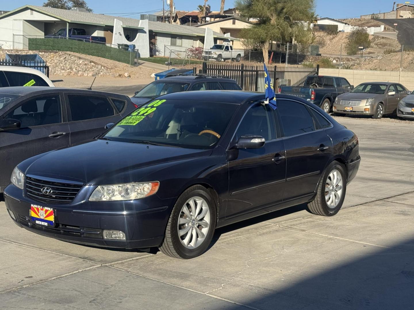 2008 Ming Blue Hyundai Azera Limited (KMHFC46F88A) with an 3.8L V6 DOHC 24V engine, 5-Speed Automatic Overdrive transmission, located at 2190 Hwy 95, Bullhead City, AZ, 86442, (928) 704-0060, 0.000000, 0.000000 - Photo#0