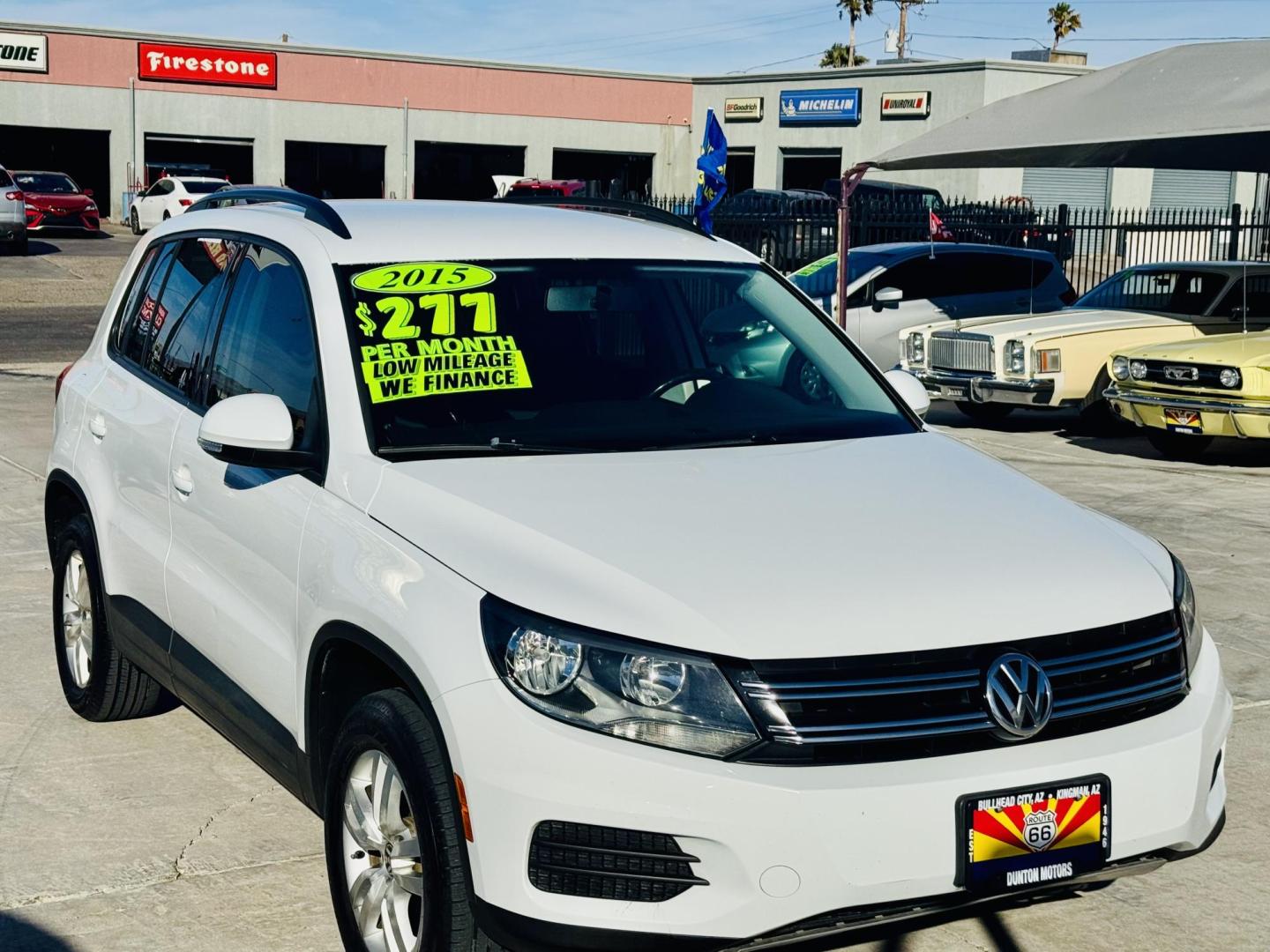 2015 Volkswagen Tiguan S (WVGAV7AX6FW) with an 2.0L L4 DOHC 16V TURBO engine, 6-Speed Automatic transmission, located at 2190 Hwy 95, Bullhead City, AZ, 86442, (928) 704-0060, 0.000000, 0.000000 - Photo#1