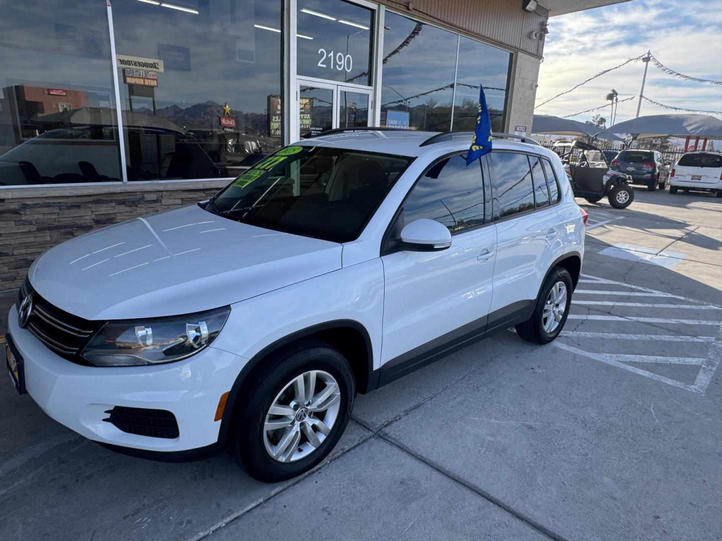 2015 Volkswagen Tiguan S (WVGAV7AX6FW) with an 2.0L L4 DOHC 16V TURBO engine, 6-Speed Automatic transmission, located at 2190 Hwy 95, Bullhead City, AZ, 86442, (928) 704-0060, 0.000000, 0.000000 - Photo#3