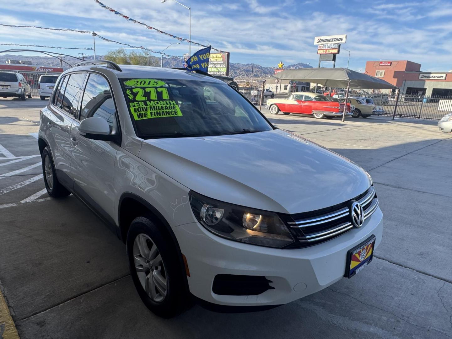 2015 Volkswagen Tiguan S (WVGAV7AX6FW) with an 2.0L L4 DOHC 16V TURBO engine, 6-Speed Automatic transmission, located at 2190 Hwy 95, Bullhead City, AZ, 86442, (928) 704-0060, 0.000000, 0.000000 - Photo#4