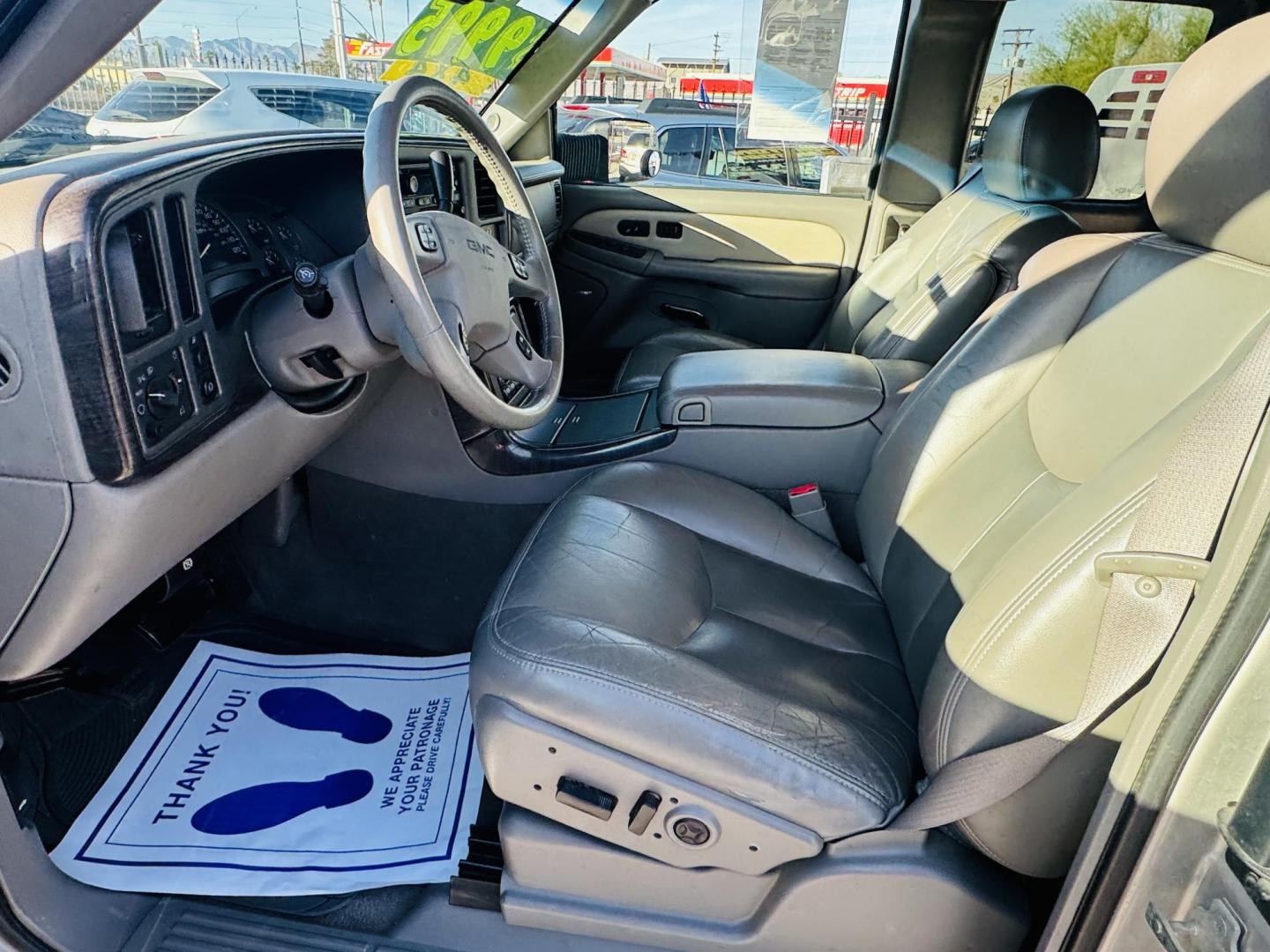 2004 Silver GMC Sierra 1500 Denali Ext. Cab AWD (2GTFK69UX41) with an 6.0L V8 OHV 16V engine, 4-Speed Automatic Overdrive transmission, located at 2190 Hwy 95, Bullhead City, AZ, 86442, (928) 704-0060, 0.000000, 0.000000 - On consignment. 2004 gmc sierra denali all wheel drive. leather, loaded. lots of new parts with receipt. runs and drives great. elderly owned. - Photo#11