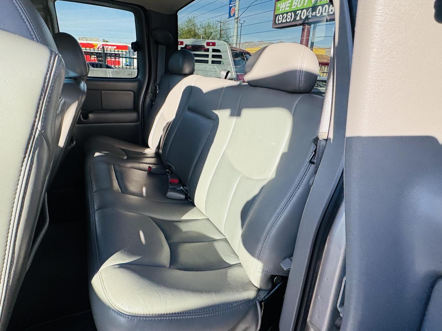 2004 Silver GMC Sierra 1500 Denali Ext. Cab AWD (2GTFK69UX41) with an 6.0L V8 OHV 16V engine, 4-Speed Automatic Overdrive transmission, located at 2190 Hwy 95, Bullhead City, AZ, 86442, (928) 704-0060, 0.000000, 0.000000 - On consignment. 2004 gmc sierra denali all wheel drive. leather, loaded. lots of new parts with receipt. runs and drives great. elderly owned. - Photo#13