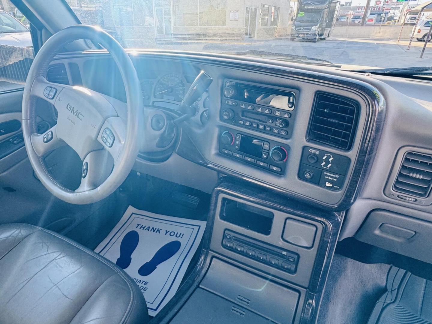 2004 Silver GMC Sierra 1500 Denali Ext. Cab AWD (2GTFK69UX41) with an 6.0L V8 OHV 16V engine, 4-Speed Automatic Overdrive transmission, located at 2190 Hwy 95, Bullhead City, AZ, 86442, (928) 704-0060, 0.000000, 0.000000 - On consignment. 2004 gmc sierra denali all wheel drive. leather, loaded. lots of new parts with receipt. runs and drives great. elderly owned. - Photo#6