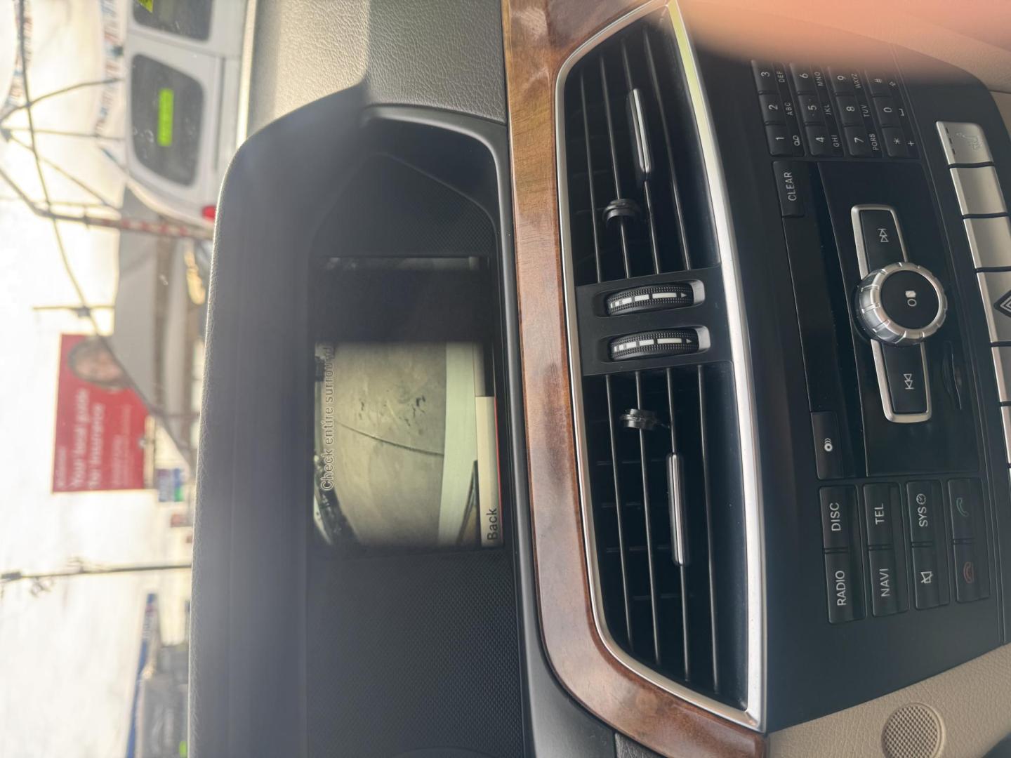 2013 White /Tan Mercedes-Benz C-Class C250 Sport Sedan (WDDGF4HBXDR) with an 3.0L V6 DOHC 16V engine, 7-Speed Automatic transmission, located at 2190 Hwy 95, Bullhead City, AZ, 86442, (928) 704-0060, 0.000000, 0.000000 - 2013 Mercedes Benz C250. Only 82k miles . Custom stereo fresh window tint . , moonroof . Backup camera . Navigation. . Free warranty . Free CARFAX . In house financing - Photo#11