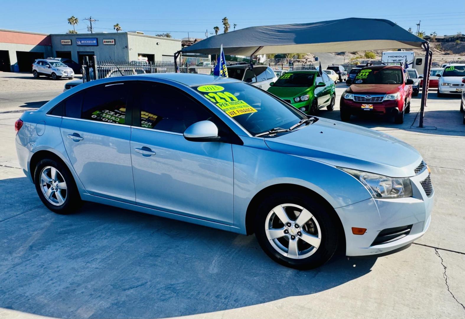 2011 blue Chevrolet Cruze 1LT (1G1PF5S91B7) with an 1.4L L4 DOHC 16V TURBO engine, 6-Speed Automatic transmission, located at 2190 Hwy 95, Bullhead City, AZ, 86442, (928) 704-0060, 0.000000, 0.000000 - automatic 1 owner super clean. we finance. - Photo#1
