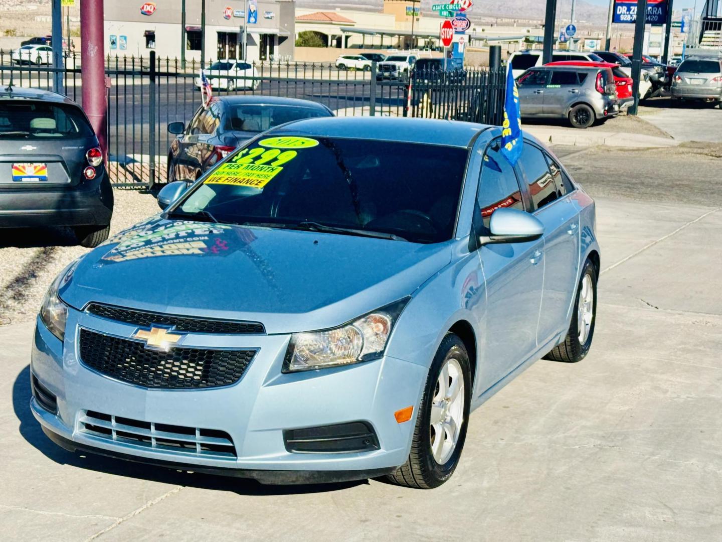 2011 blue Chevrolet Cruze 1LT (1G1PF5S91B7) with an 1.4L L4 DOHC 16V TURBO engine, 6-Speed Automatic transmission, located at 2190 Hwy 95, Bullhead City, AZ, 86442, (928) 704-0060, 0.000000, 0.000000 - automatic 1 owner super clean. we finance. - Photo#3