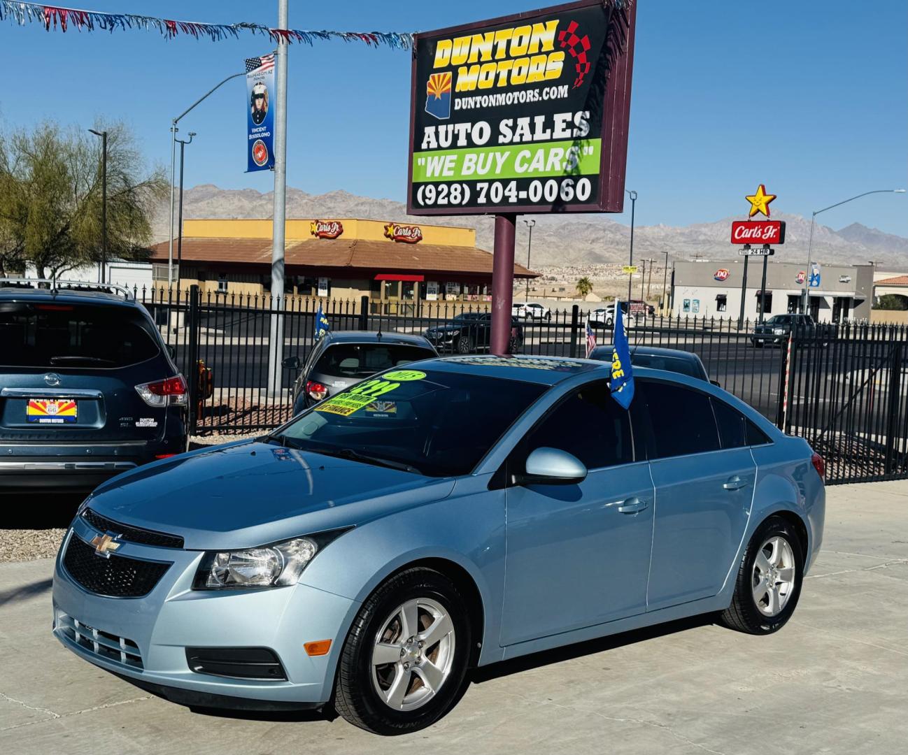 2011 blue Chevrolet Cruze 1LT (1G1PF5S91B7) with an 1.4L L4 DOHC 16V TURBO engine, 6-Speed Automatic transmission, located at 2190 Hwy 95, Bullhead City, AZ, 86442, (928) 704-0060, 0.000000, 0.000000 - automatic 1 owner super clean. we finance. - Photo#5