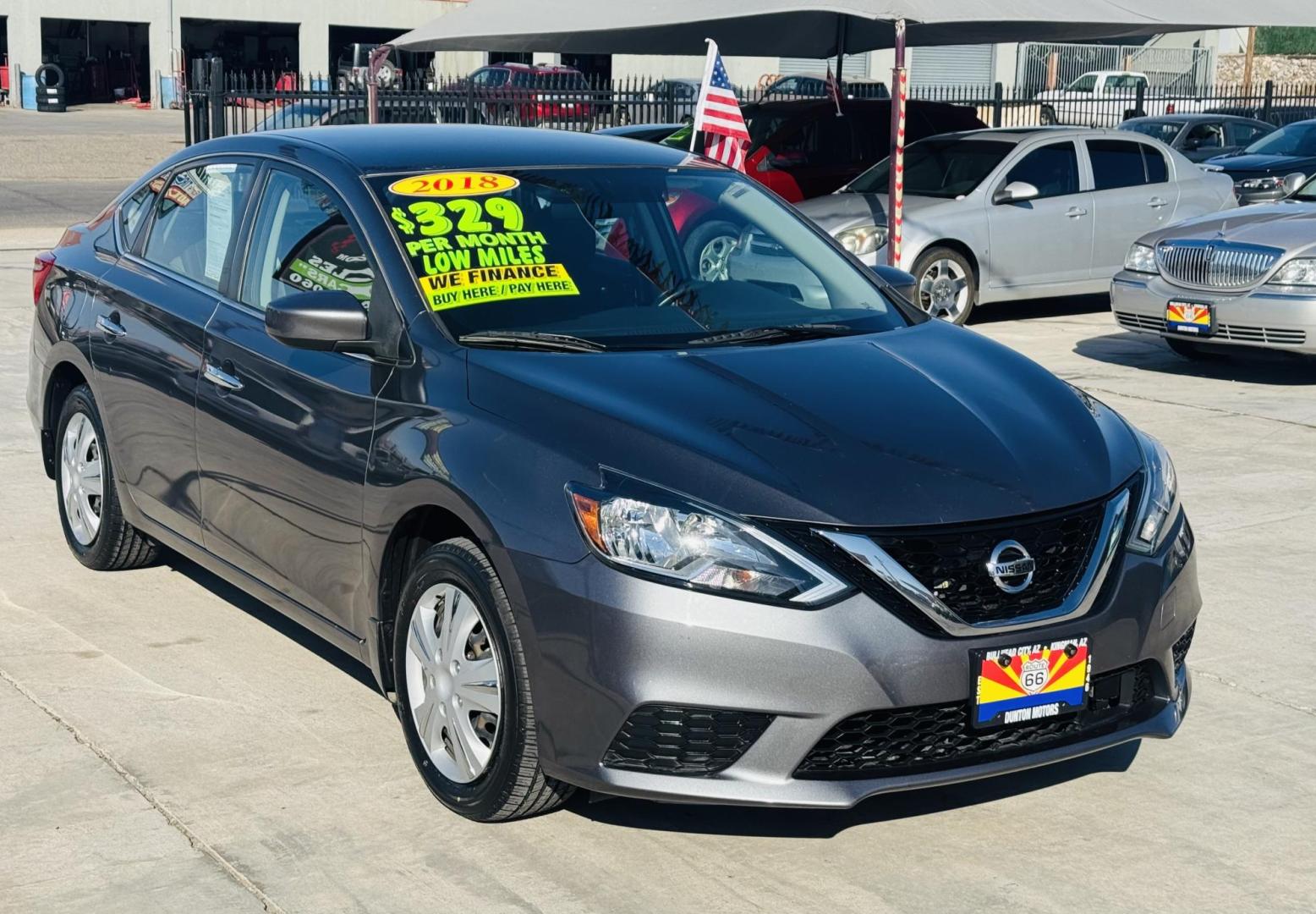 2018 Beige Nissan Sentra S CVT (3N1AB7AP0JY) with an 1.8L L4 SFI DOHC 16V engine, CVT transmission, located at 2190 Hwy 95, Bullhead City, AZ, 86442, (928) 704-0060, 0.000000, 0.000000 - Photo#0