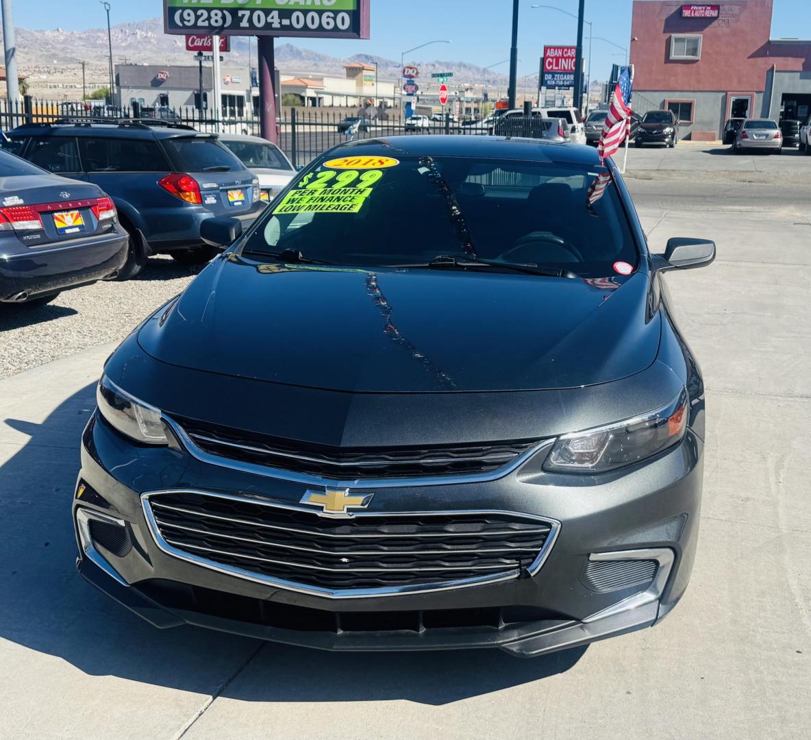 2018 blue Chevrolet Malibu LS (1G1ZB5ST2JF) with an 1.5L L4 DOHC 16V engine, 6A transmission, located at 2190 Hwy 95, Bullhead City, AZ, 86442, (928) 704-0060, 0.000000, 0.000000 - 2018 Malibu LA. 1 owner . Only 52k miles . We finance . Free warranty - Photo#4
