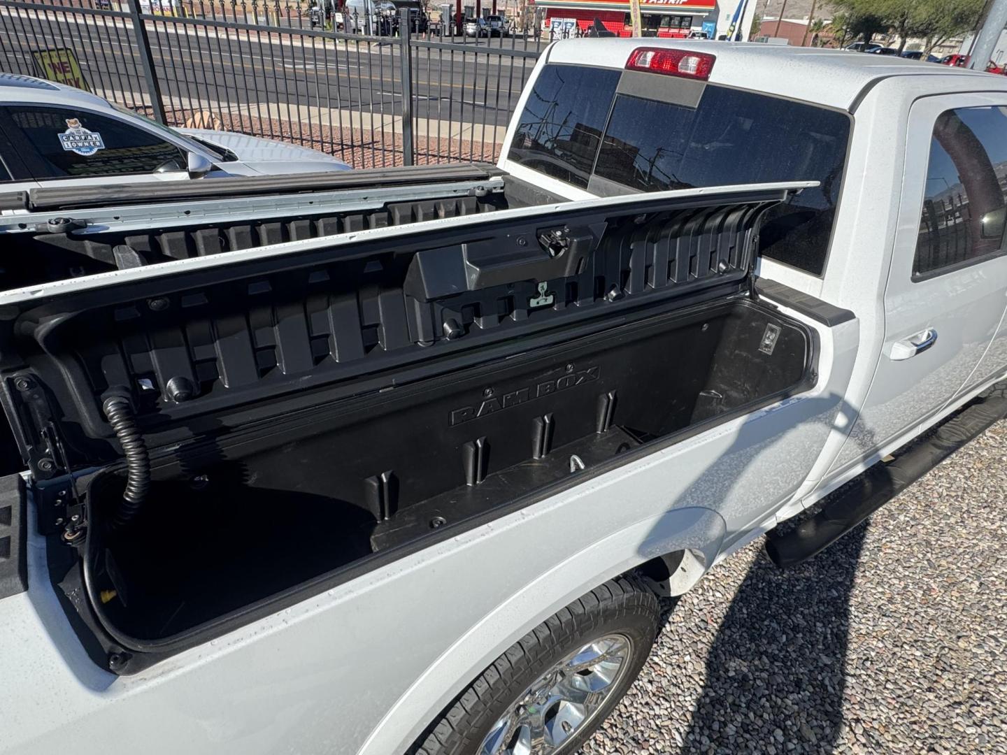 2016 White Ram 1500 , located at 2190 Hwy 95, Bullhead City, AZ, 86442, (928) 704-0060, 0.000000, 0.000000 - 2016 Ram 1500 4x4. Laramie. Leather loaded. diesel 3.0 v6. ram box. bluetooth, heated seats. navigation. weathertech floor guards. Free and clear title. On consignment. financing available. 127k miles. vin 1C6RR7VM6GS358954 - Photo#7