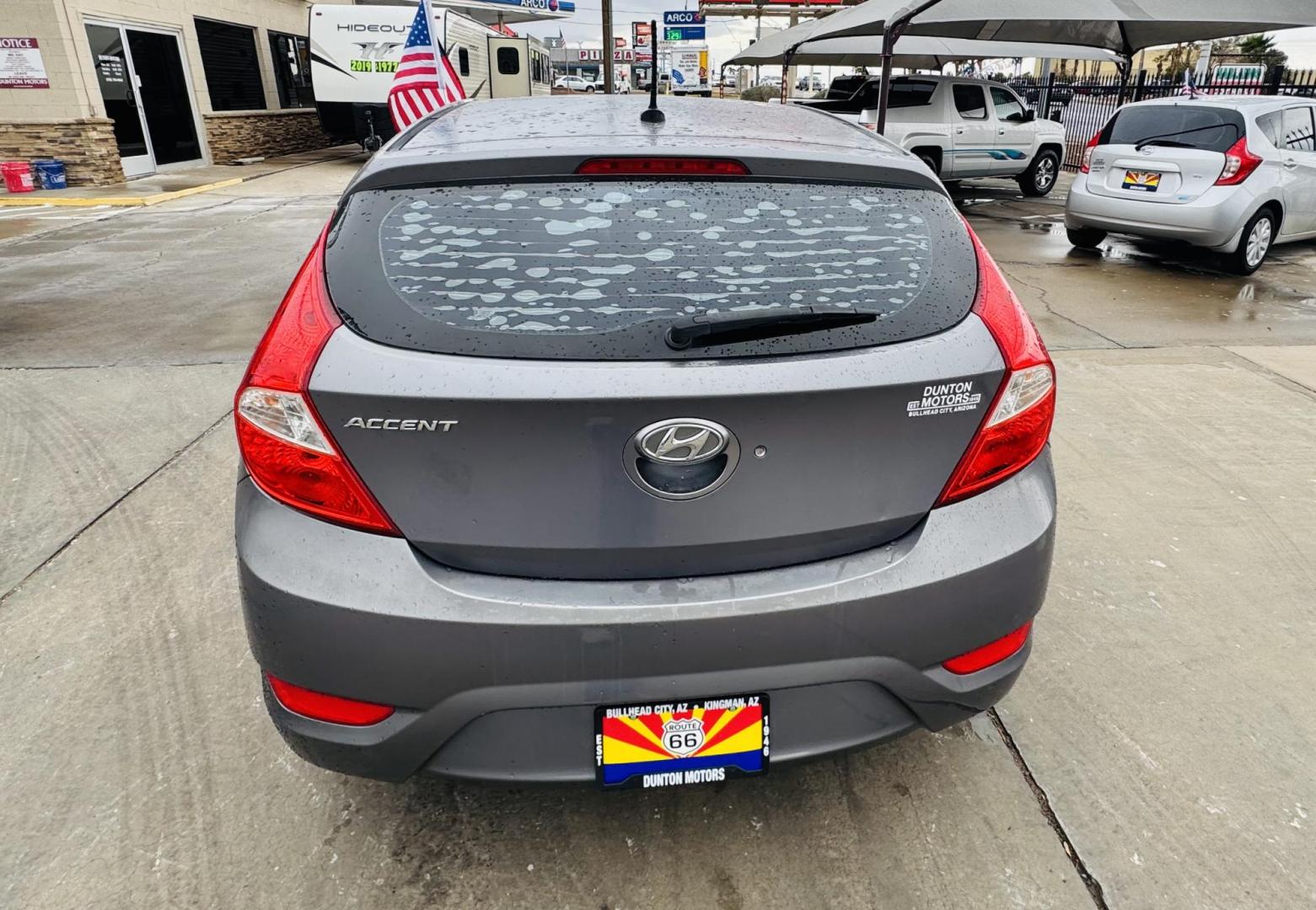 2016 grey Hyundai Accent SE 5-Door 6A (KMHCT5AEXGU) with an 1.6L L4 DOHC 16V engine, 6A transmission, located at 2190 Hwy 95, Bullhead City, AZ, 86442, (928) 704-0060, 0.000000, 0.000000 - 2016 hyundai accent Se. Brand new tires. completely serviced . 118k miles. in house financing available. - Photo#3