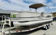 2006 White Crestliner 2485 LX , located at 2190 Hwy 95, Bullhead City, AZ, 86442, (928) 704-0060, 0.000000, 0.000000 - 2006 Crestliner pontoon . 115 4 stroke mercury engine . 24ft . Has cover . Just serviced . New tires on trailer . Runs great - Photo#2