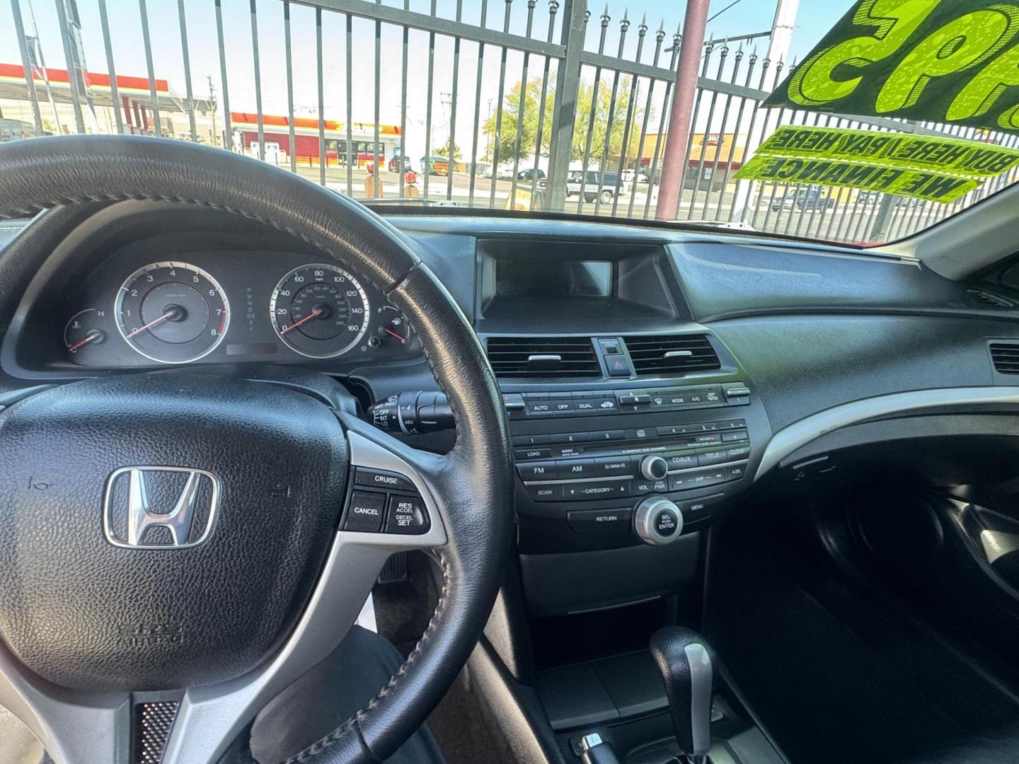 2008 Red /black Honda Accord EX-L Coupe AT (1HGCS12888A) with an 2.4L L4 DOHC 16V engine, 5-Speed Automatic Overdrive transmission, located at 2190 Hwy 95, Bullhead City, AZ, 86442, (928) 704-0060, 0.000000, 0.000000 - leather moonroof. completely serviced. free warranty. free carfax. Financing available. automatic trans. - Photo#6
