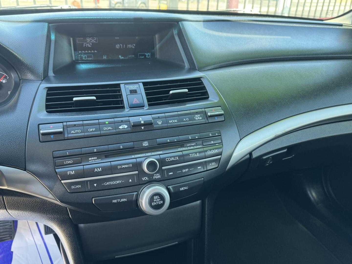 2008 Red /black Honda Accord EX-L Coupe AT (1HGCS12888A) with an 2.4L L4 DOHC 16V engine, 5-Speed Automatic Overdrive transmission, located at 2190 Hwy 95, Bullhead City, AZ, 86442, (928) 704-0060, 0.000000, 0.000000 - leather moonroof. completely serviced. free warranty. free carfax. Financing available. automatic trans. - Photo#7