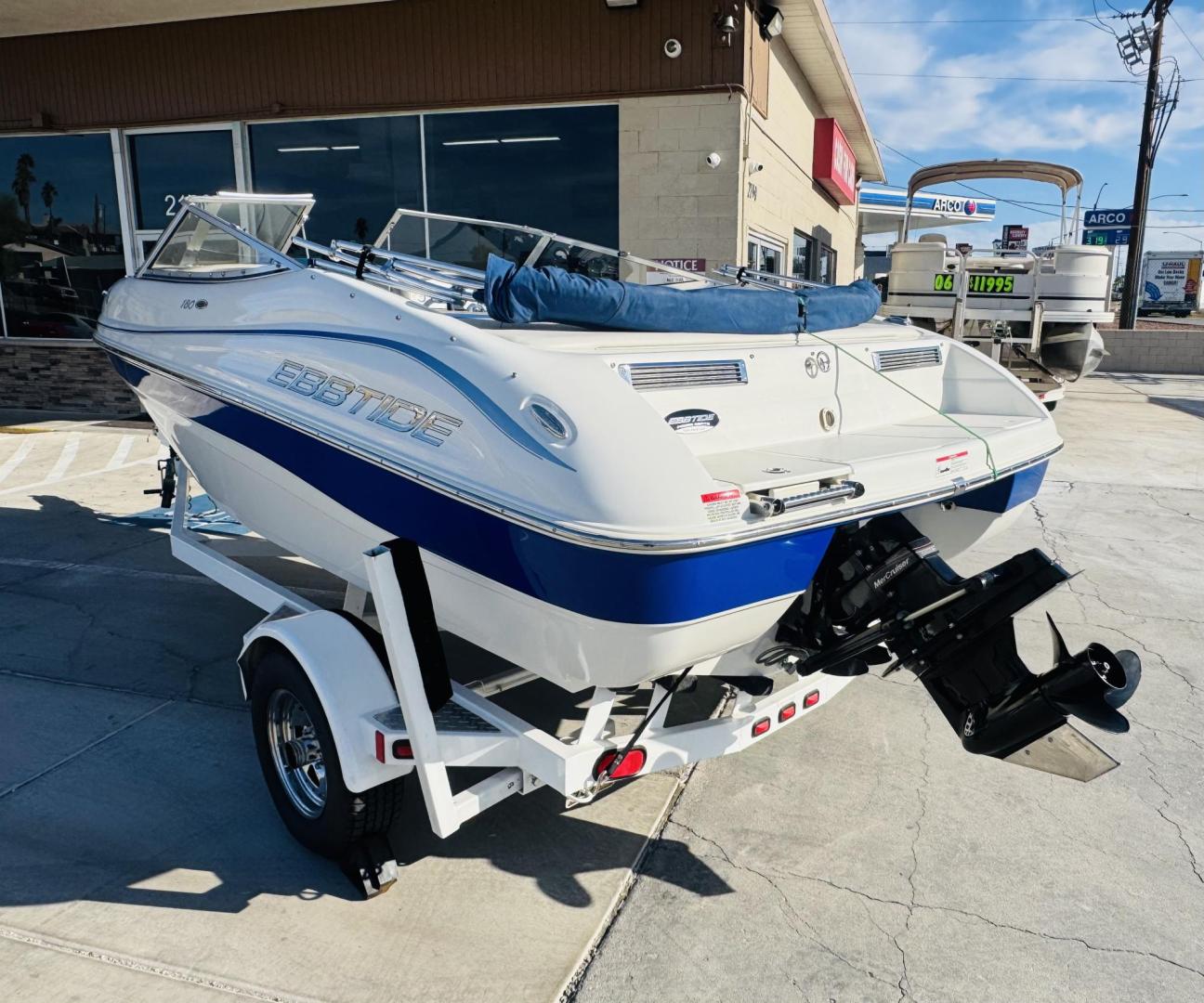 2007 White Ebbtide 180 SE , located at 2190 Hwy 95, Bullhead City, AZ, 86442, (928) 704-0060, 0.000000, 0.000000 - 2007 Ebbtide Boat 180. super clean . Only 160 hours. Bimini top. Full cover for boat. new battery recently serviced. free and clear title. ready for the lake. lots of extras. Mercury engine. clean clean - Photo#15