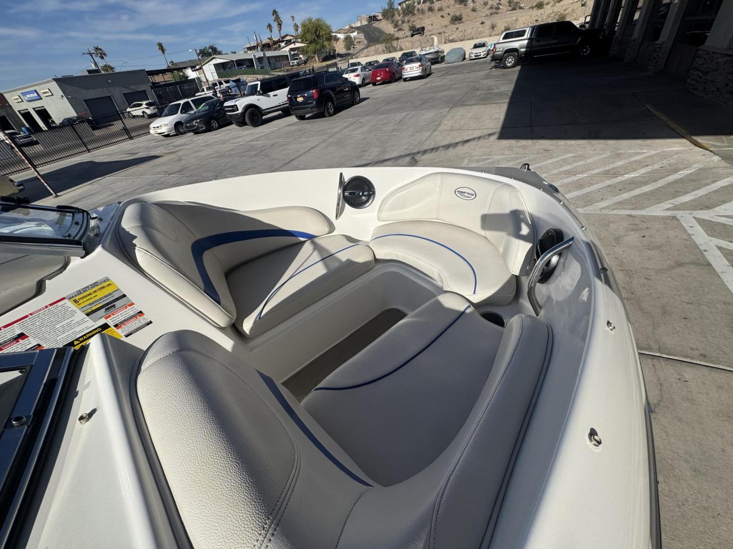 2007 White Ebbtide 180 SE , located at 2190 Hwy 95, Bullhead City, AZ, 86442, (928) 704-0060, 0.000000, 0.000000 - 2007 Ebbtide Boat 180. super clean . Only 160 hours. Bimini top. Full cover for boat. new battery recently serviced. free and clear title. ready for the lake. lots of extras. Mercury engine. clean clean - Photo#8
