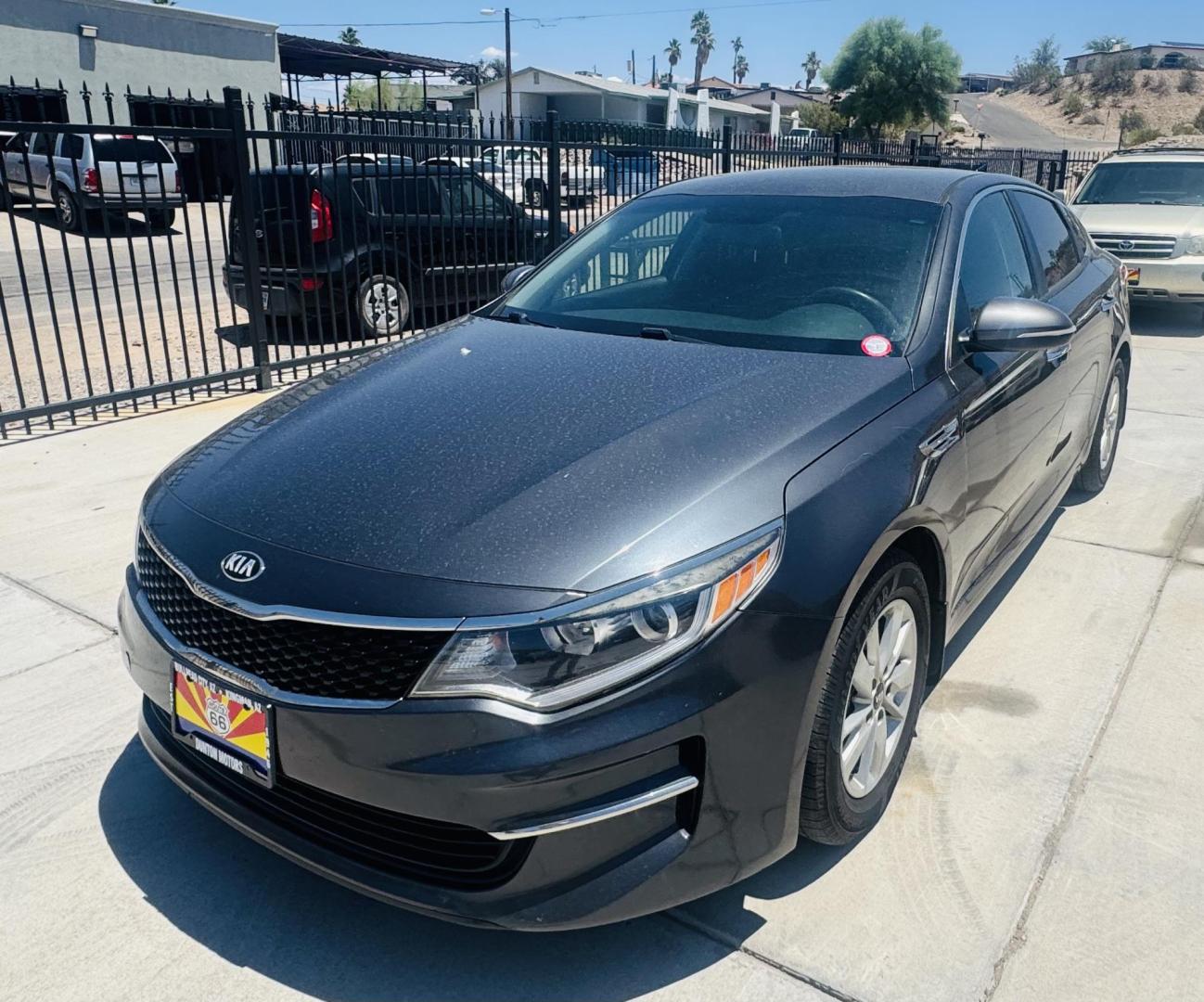2016 Kia Optima LX (KNAGT4L38G5) with an 2.4L L4 DOHC 16V engine, 6A transmission, located at 2190 Hwy 95, Bullhead City, AZ, 86442, (928) 704-0060, 0.000000, 0.000000 - Photo#5