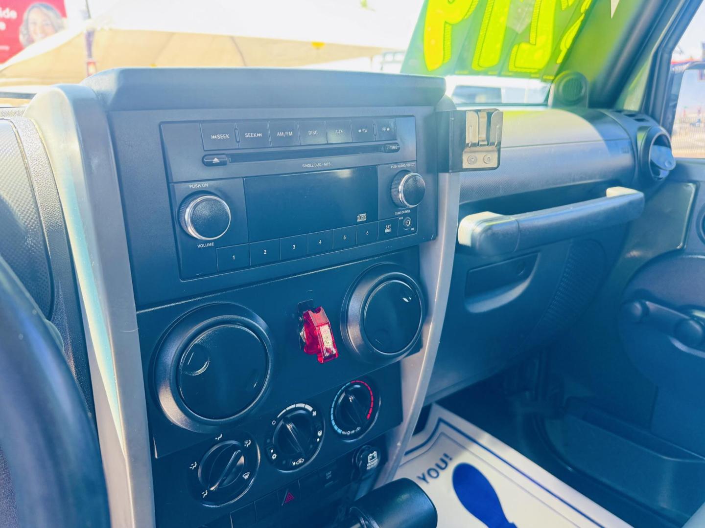 2009 Jeep Wrangler X (1J4FA24169L) with an 3.8L V6 OHV 12V engine, located at 2190 Hwy 95, Bullhead City, AZ, 86442, (928) 704-0060, 0.000000, 0.000000 - 3.8 v6 automatic. hard top. custom roof rack. Ice cold a/c. in house financing available. - Photo#13