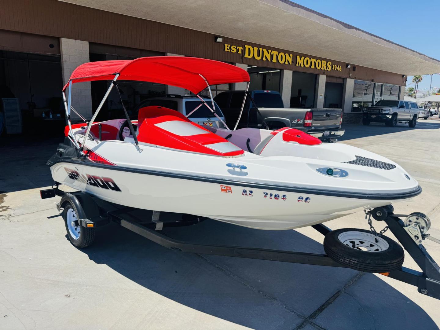 2011 /Red Seadoo Speedster , located at 2190 Hwy 95, Bullhead City, AZ, 86442, (928) 704-0060, 0.000000, 0.000000 - On consignment 2011 sea doo speedster 150only 111 hours . clean clean clean. nice bimini top. custom stereo. spare tire for trailer. always garaged. free and clear title. great running boat . new battery, recently serviced. needs nothing. 15 ft in length. 4 tech 4 stroke engine. Engine: Supercharged - Photo#6