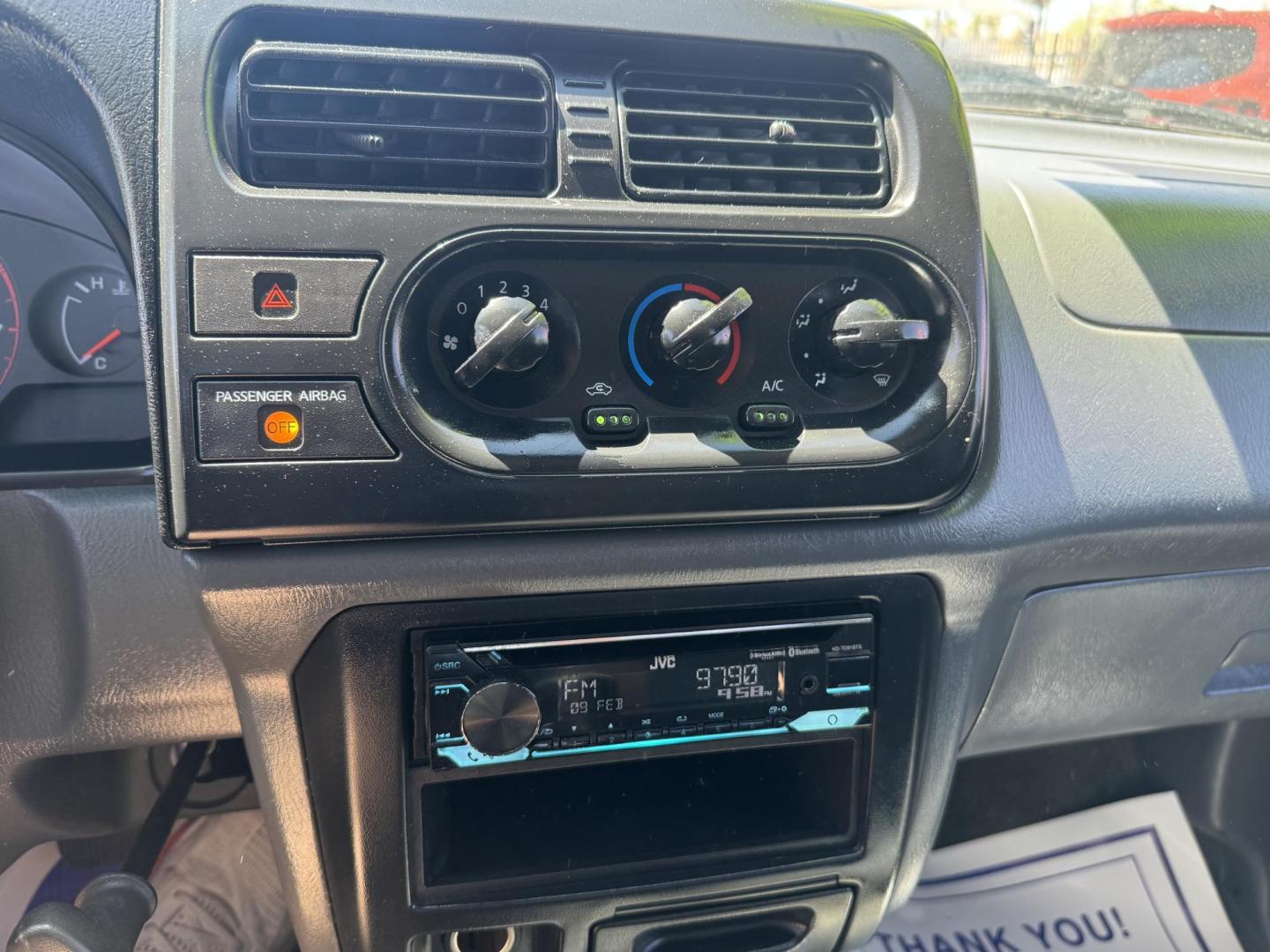 2001 Teal /Grey Nissan Frontier XE King Cab , located at 2190 Hwy 95, Bullhead City, AZ, 86442, (928) 704-0060, 0.000000, 0.000000 - 2001 NIssan Frontier truck. king cab. 2 wd. manual transmission. New transmission with warranty. brand new tires. 141k miles on engine. Runs and drives great. Ice cold AC. in house financing available. all new ac system. new compressor, dryer , condensor etc. free warranty on truck and a/c system. - Photo#13