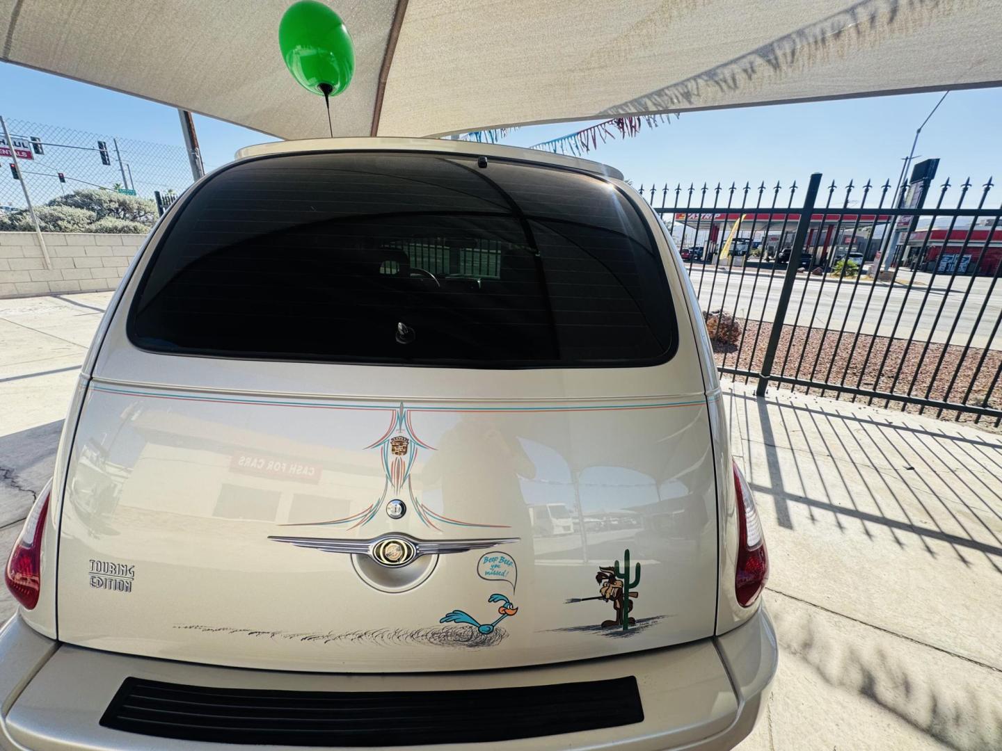 2006 Gold Chrysler PT Cruiser Touring Edition (3A4FY58B76T) with an 2.4L L4 DOHC 16V engine, located at 2190 Hwy 95, Bullhead City, AZ, 86442, (928) 704-0060, 0.000000, 0.000000 - super clean best of show pt cruiser. 2006 touring edition. brand new tires/wheels. serpentine belts been replaced. elderly owned. great running car. needs nothing. - Photo#2