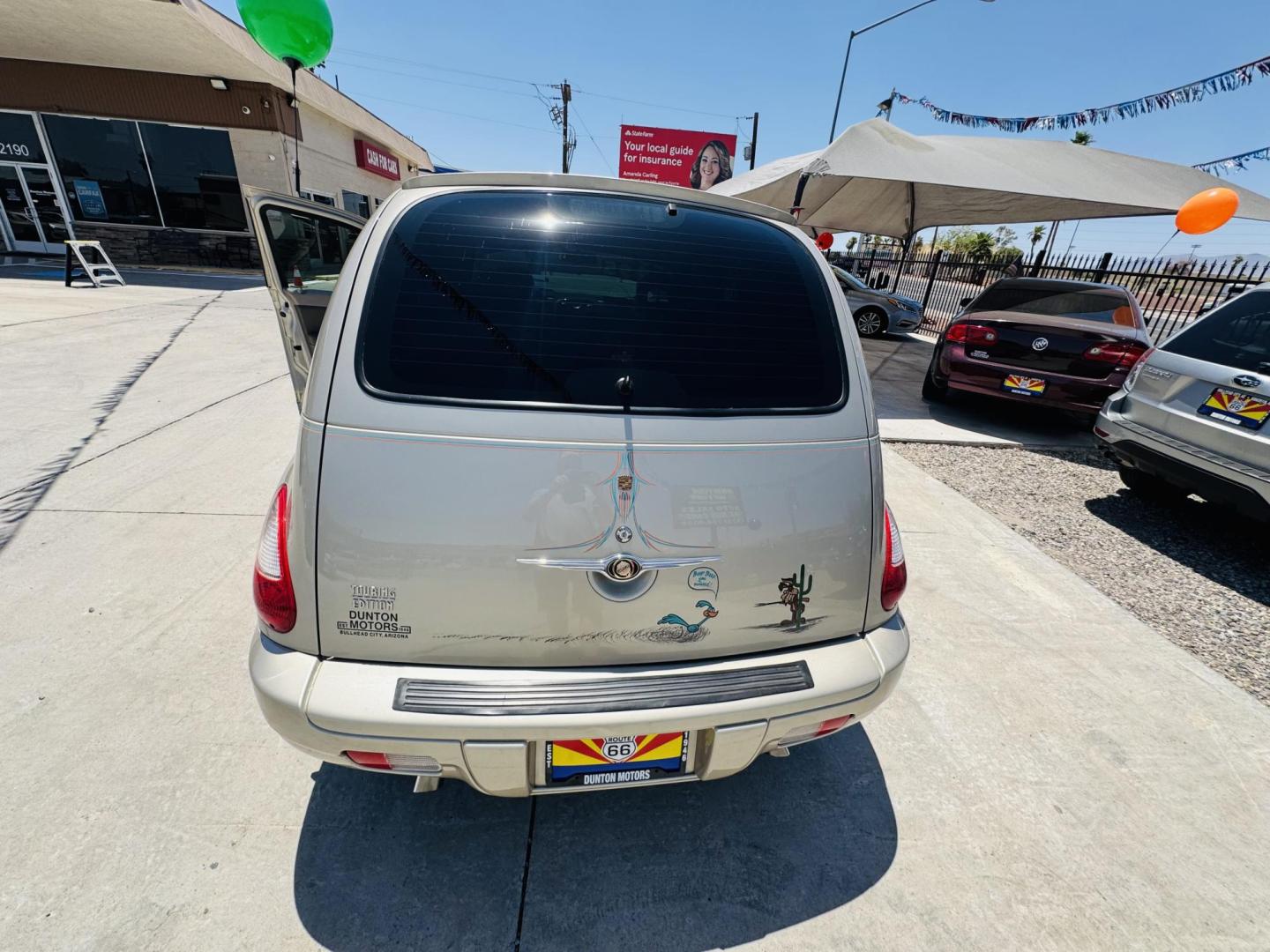 2006 Gold Chrysler PT Cruiser Touring Edition (3A4FY58B76T) with an 2.4L L4 DOHC 16V engine, located at 2190 Hwy 95, Bullhead City, AZ, 86442, (928) 704-0060, 0.000000, 0.000000 - super clean best of show pt cruiser. 2006 touring edition. brand new tires/wheels. serpentine belts been replaced. elderly owned. great running car. needs nothing. - Photo#3